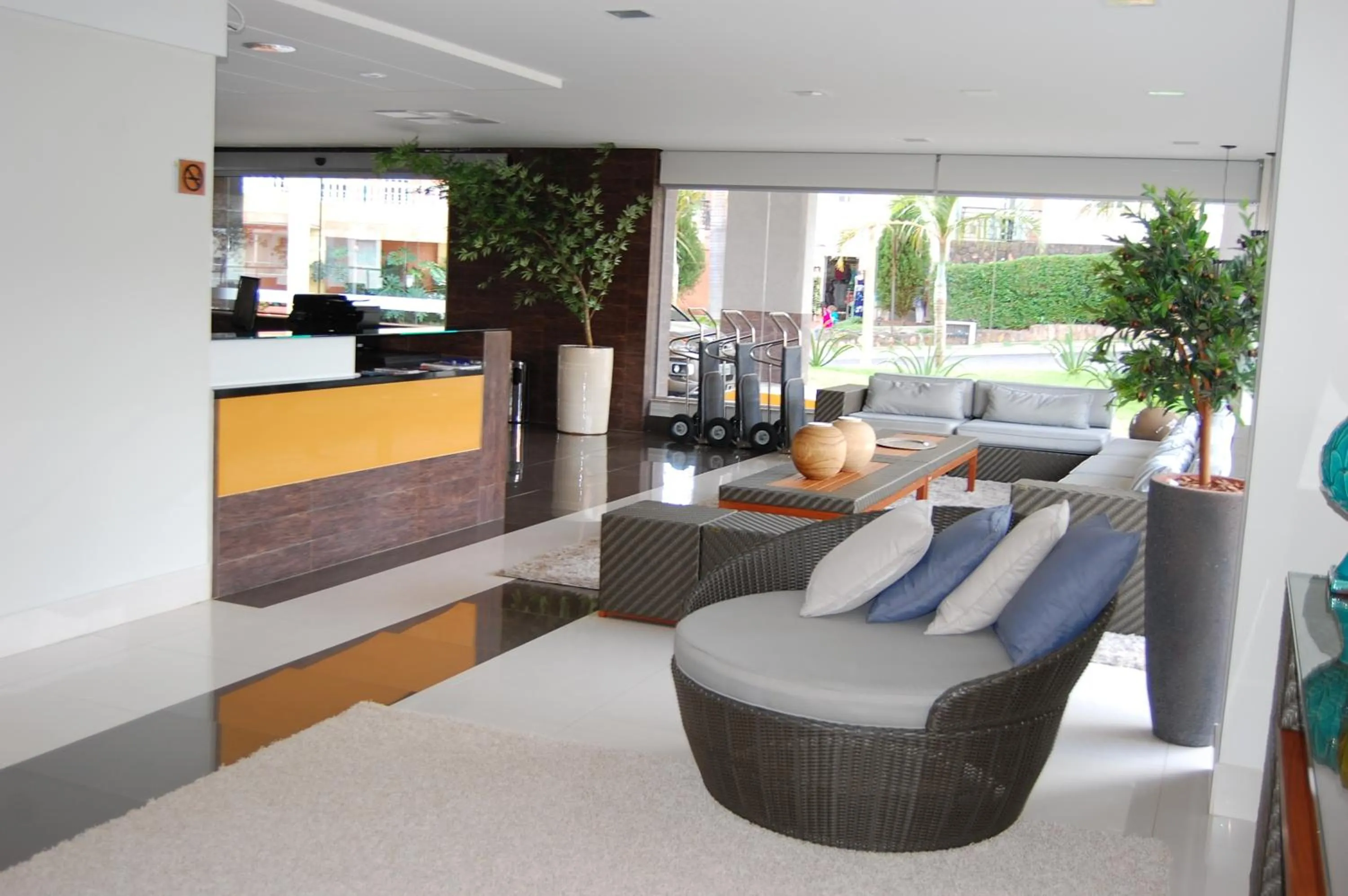 Lobby or reception in Veredas do Rio Quente Flat