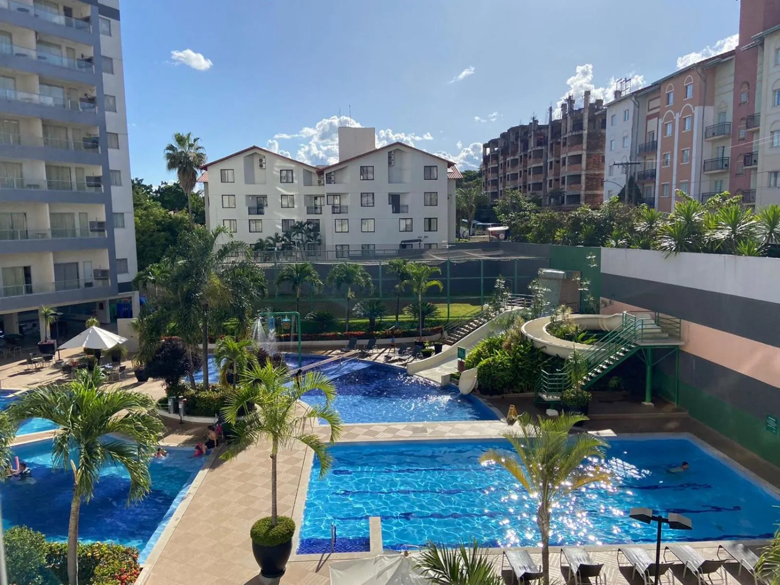 Pool view in Veredas do Rio Quente Flat
