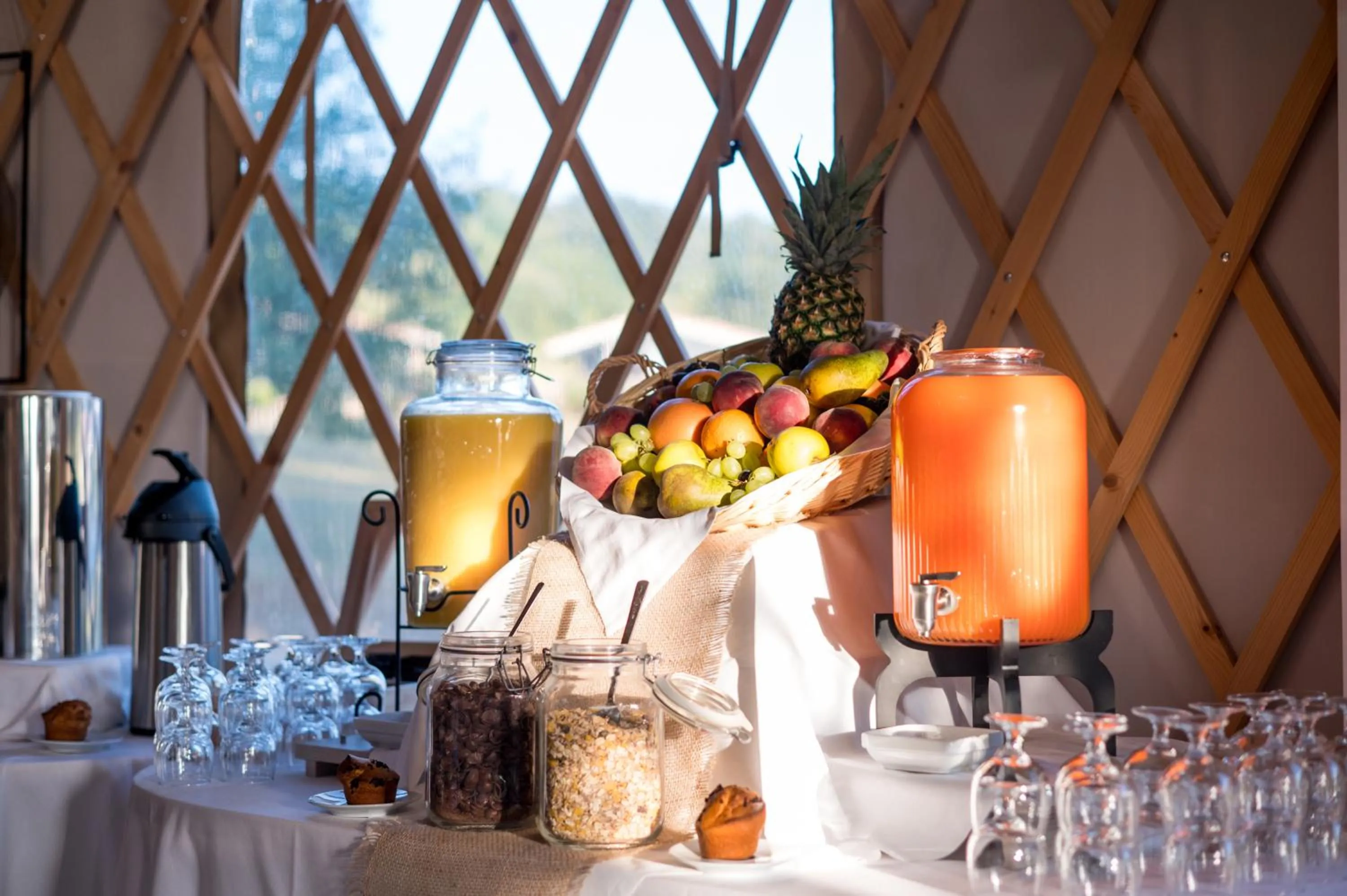 Food and drinks in Domaine Mélusine - à 2km du Puy duFou France !