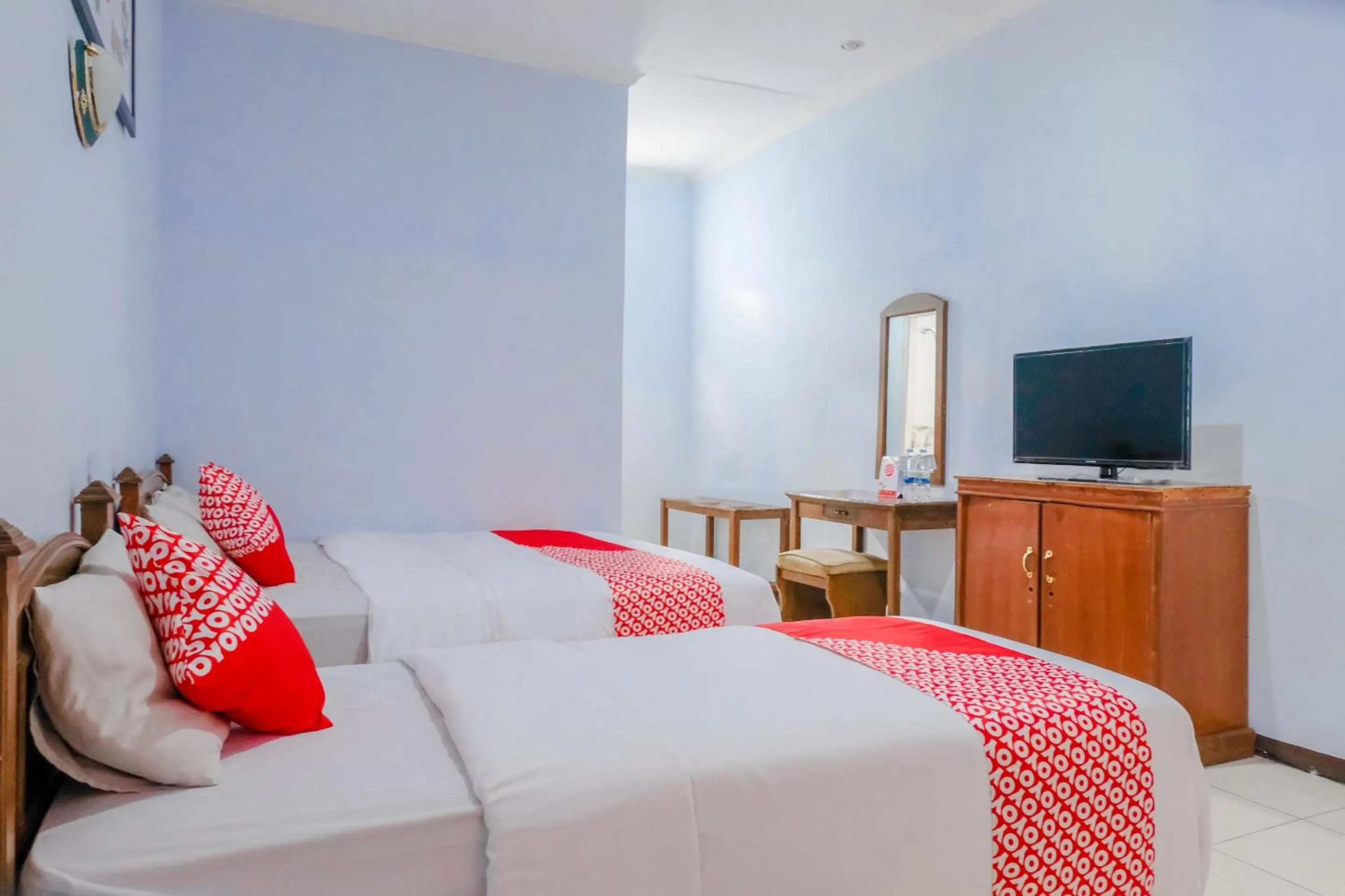 Bedroom, Bed in Hotel O Arjosari Near Plaza Araya Formerly Hotel Nugraha