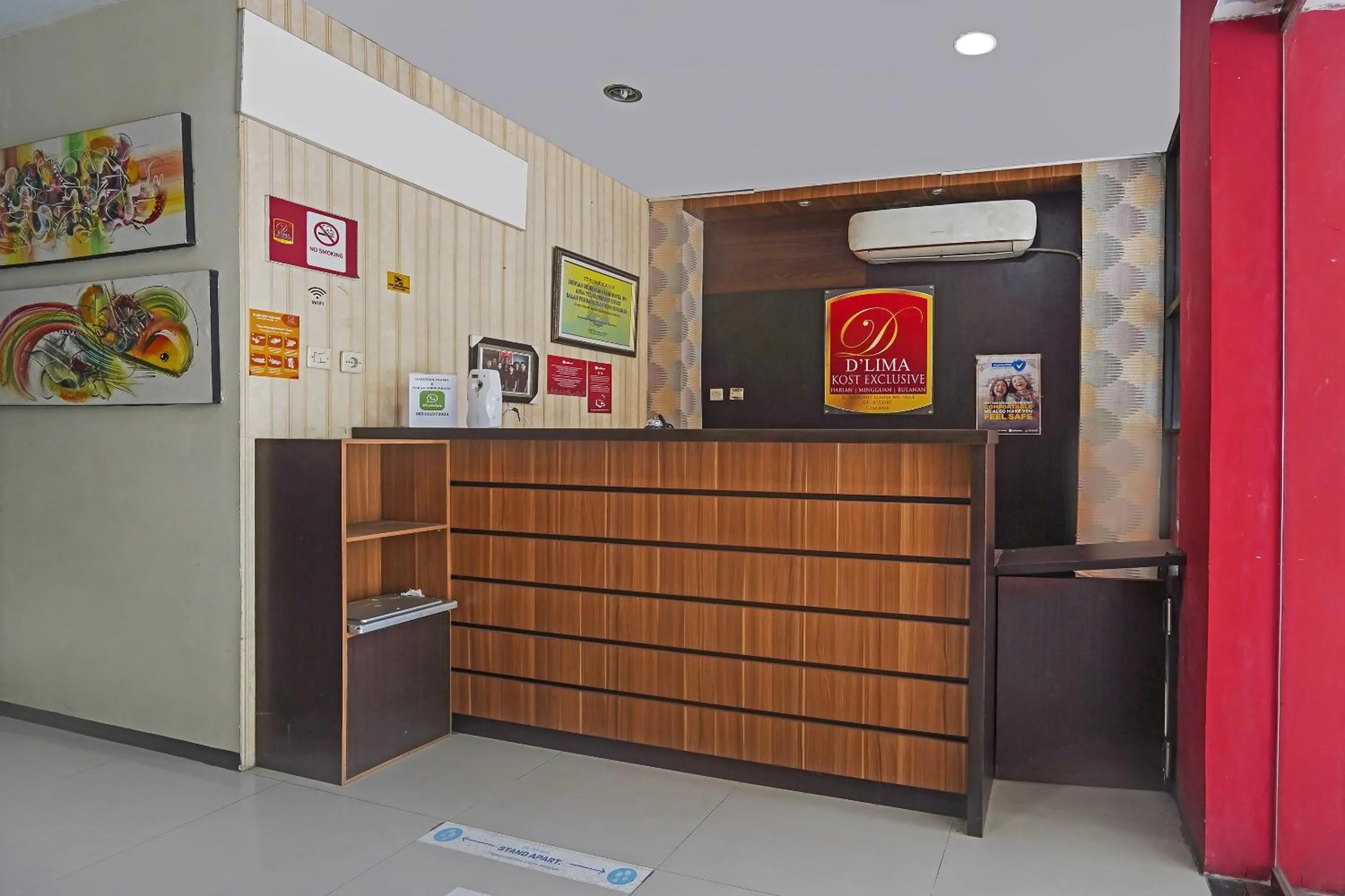 Lobby or reception in Hotel O D'lima Guest House Sub