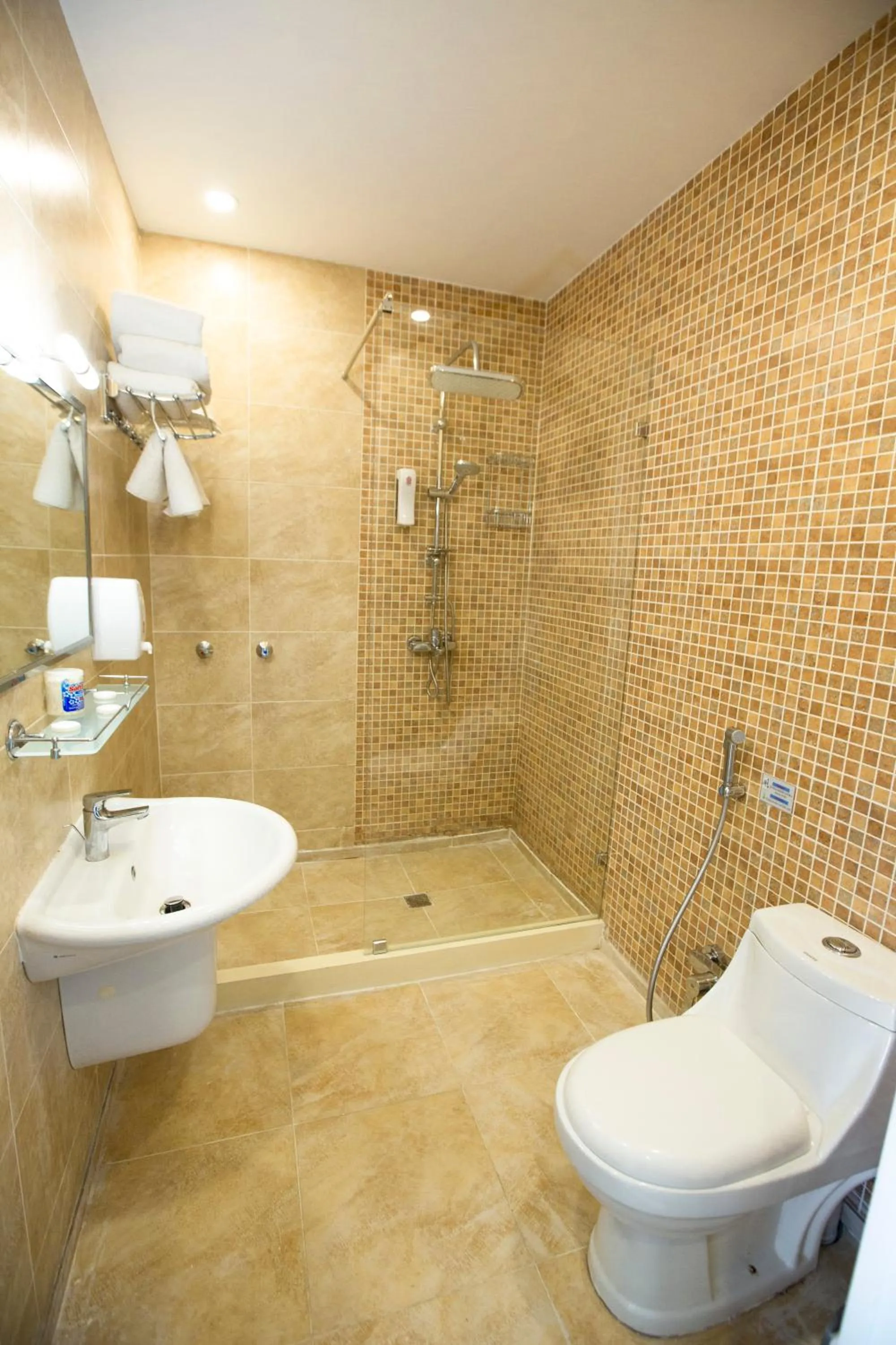 Shower in Amber Hotel