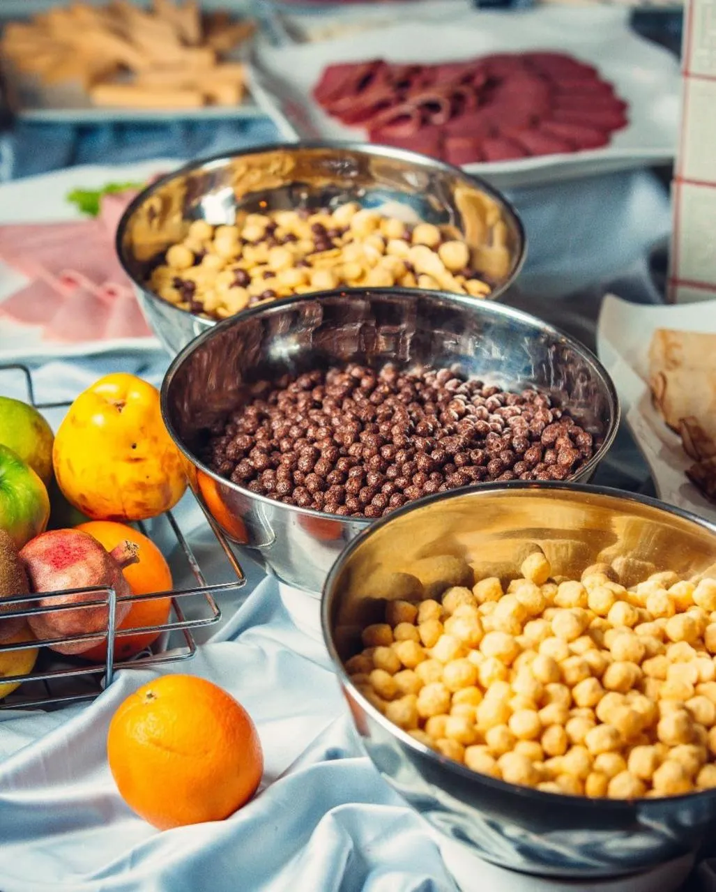Buffet breakfast in Amber Hotel