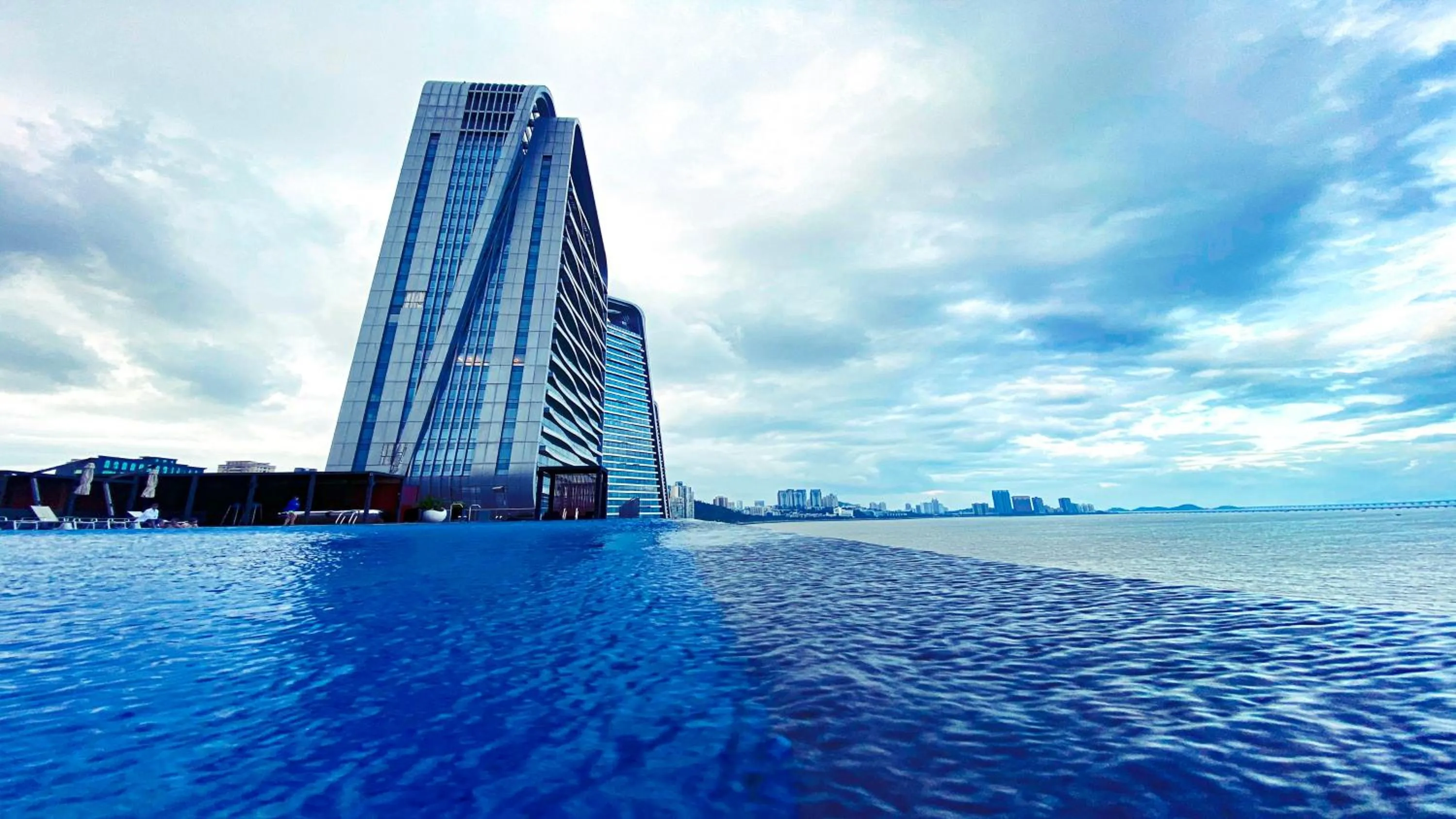 Swimming pool in InterContinental Zhuhai by IHG