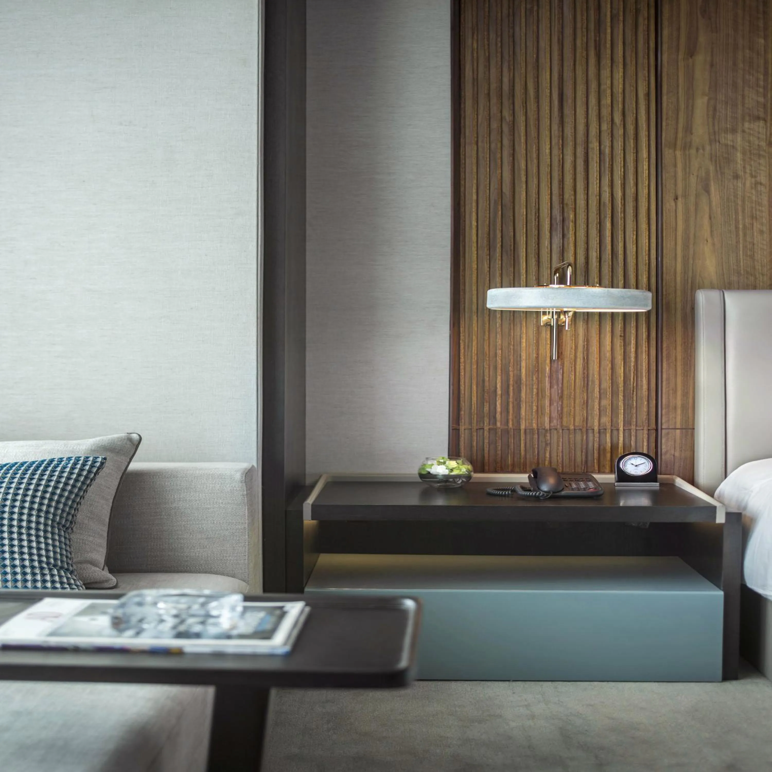 Seating area, Bed in InterContinental Zhuhai by IHG