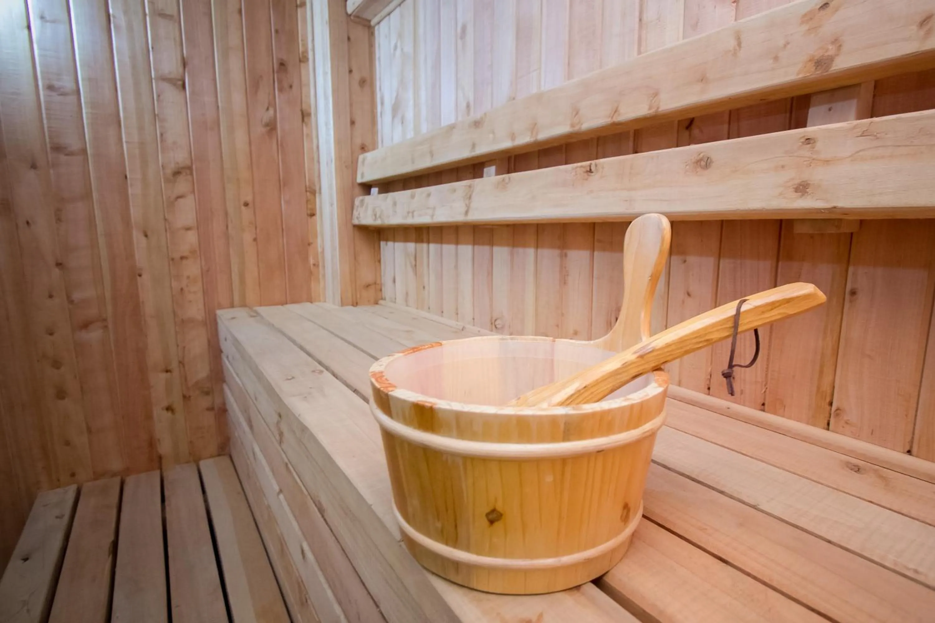 Sauna in Paleo Hotel and Spa