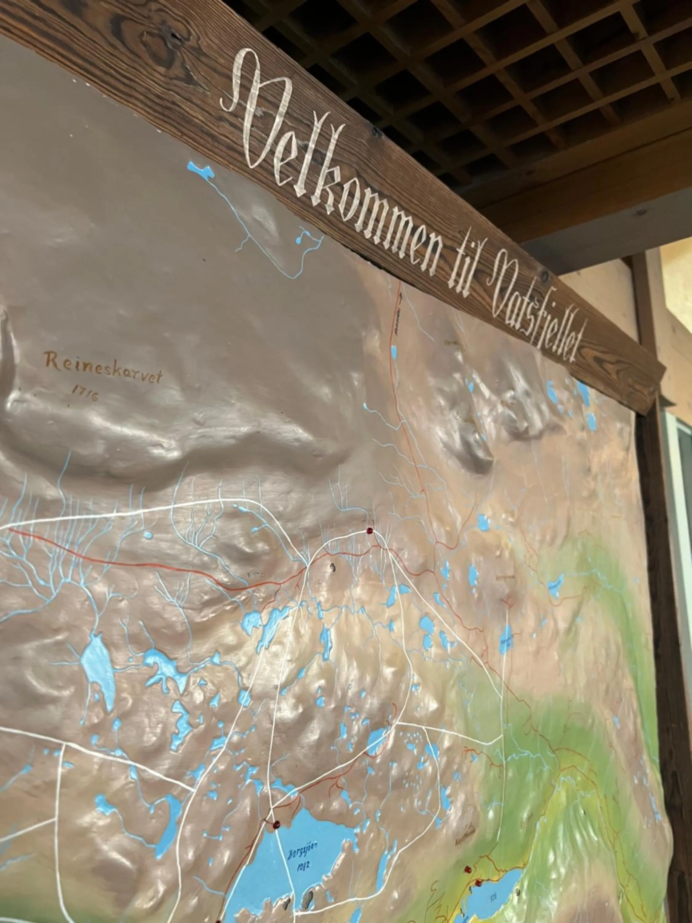 Decorative detail in Vats Fjellstue