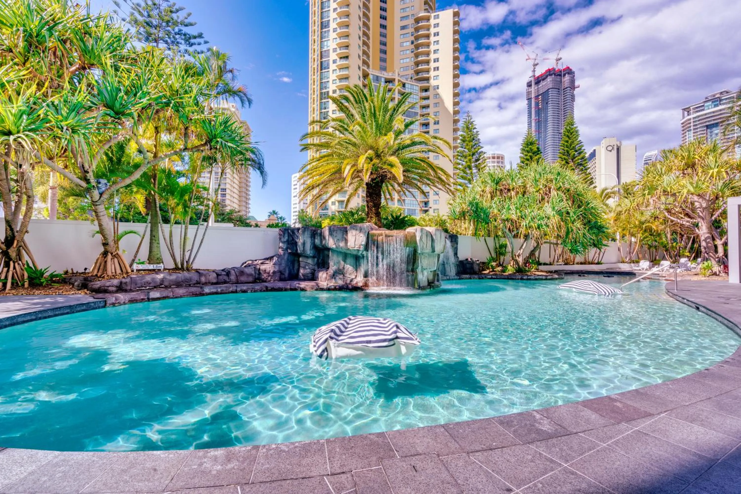 Swimming pool in Sovereign on the Gold Coast