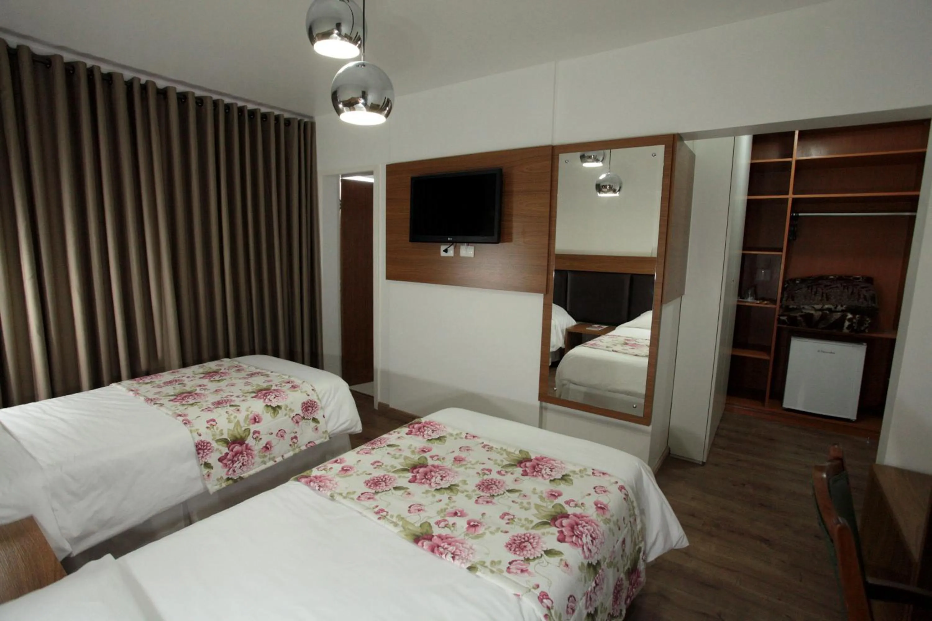 Bed in Itaimbé Palace Hotel