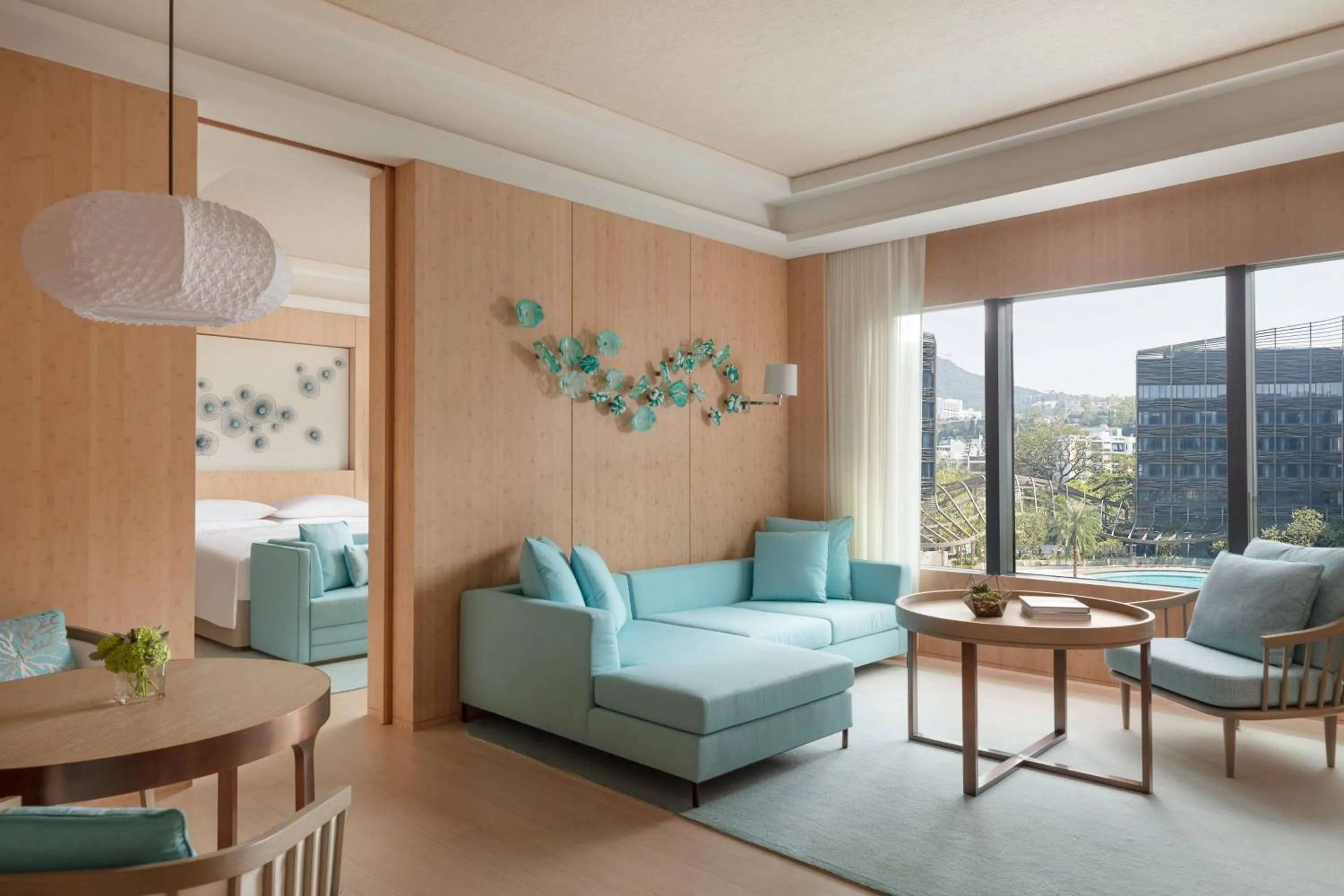 Photo of the whole room in Hong Kong Ocean Park Marriott Hotel