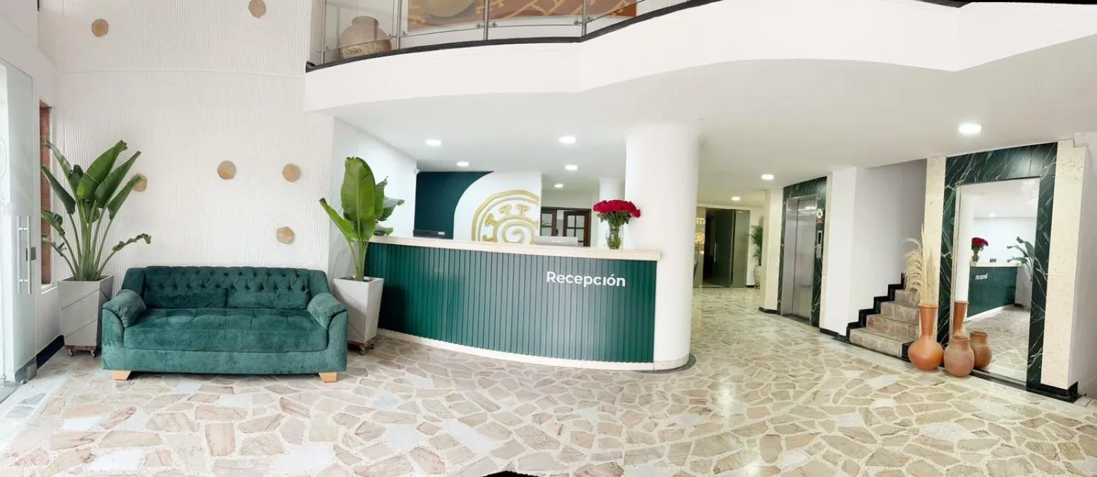 Lobby or reception in Hotel Guane