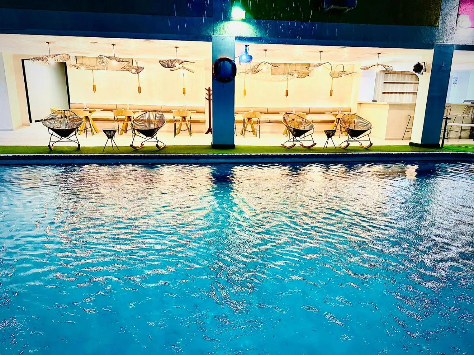 Swimming pool in Hotel Guane