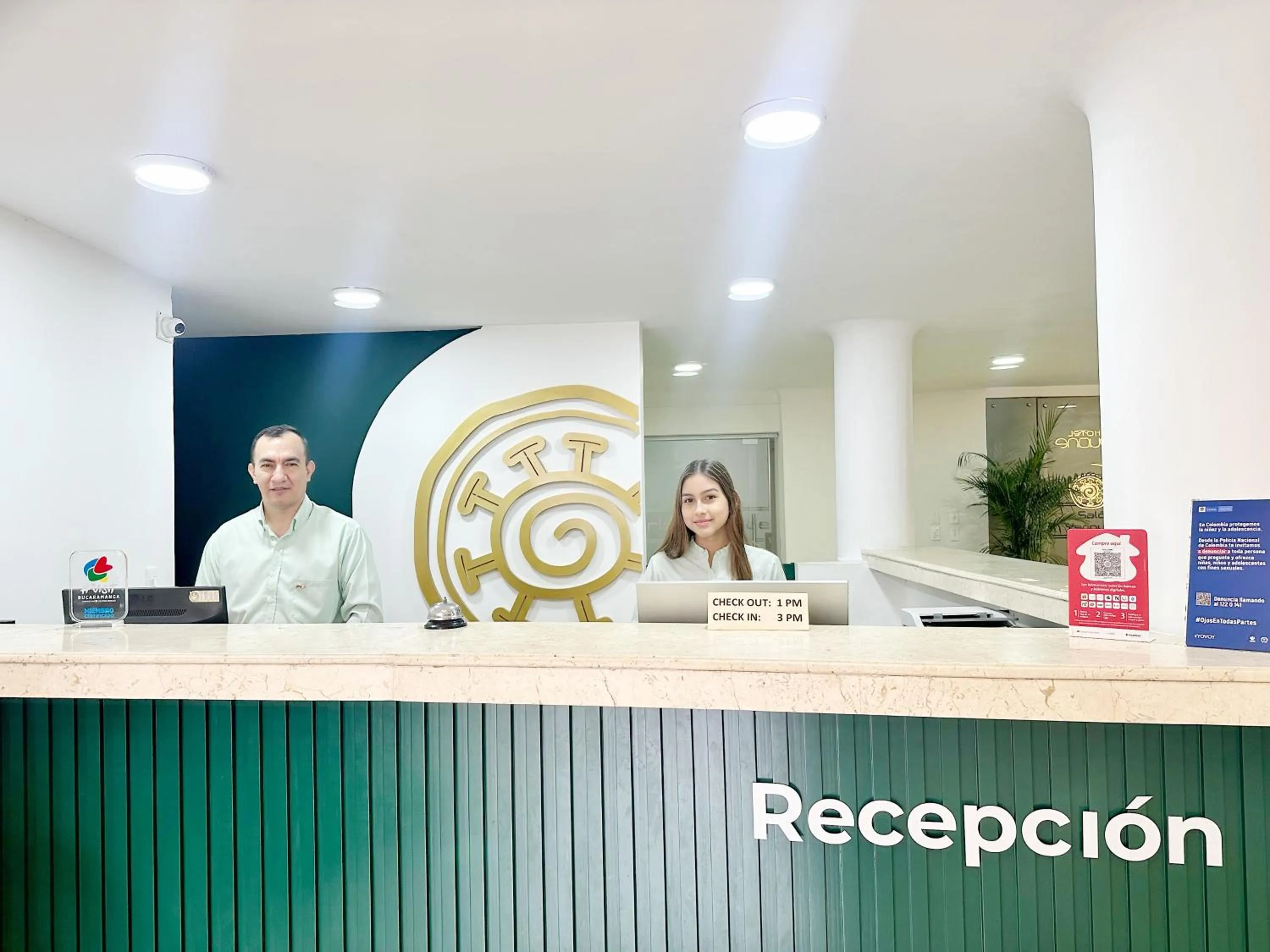 Lobby or reception in Hotel Guane