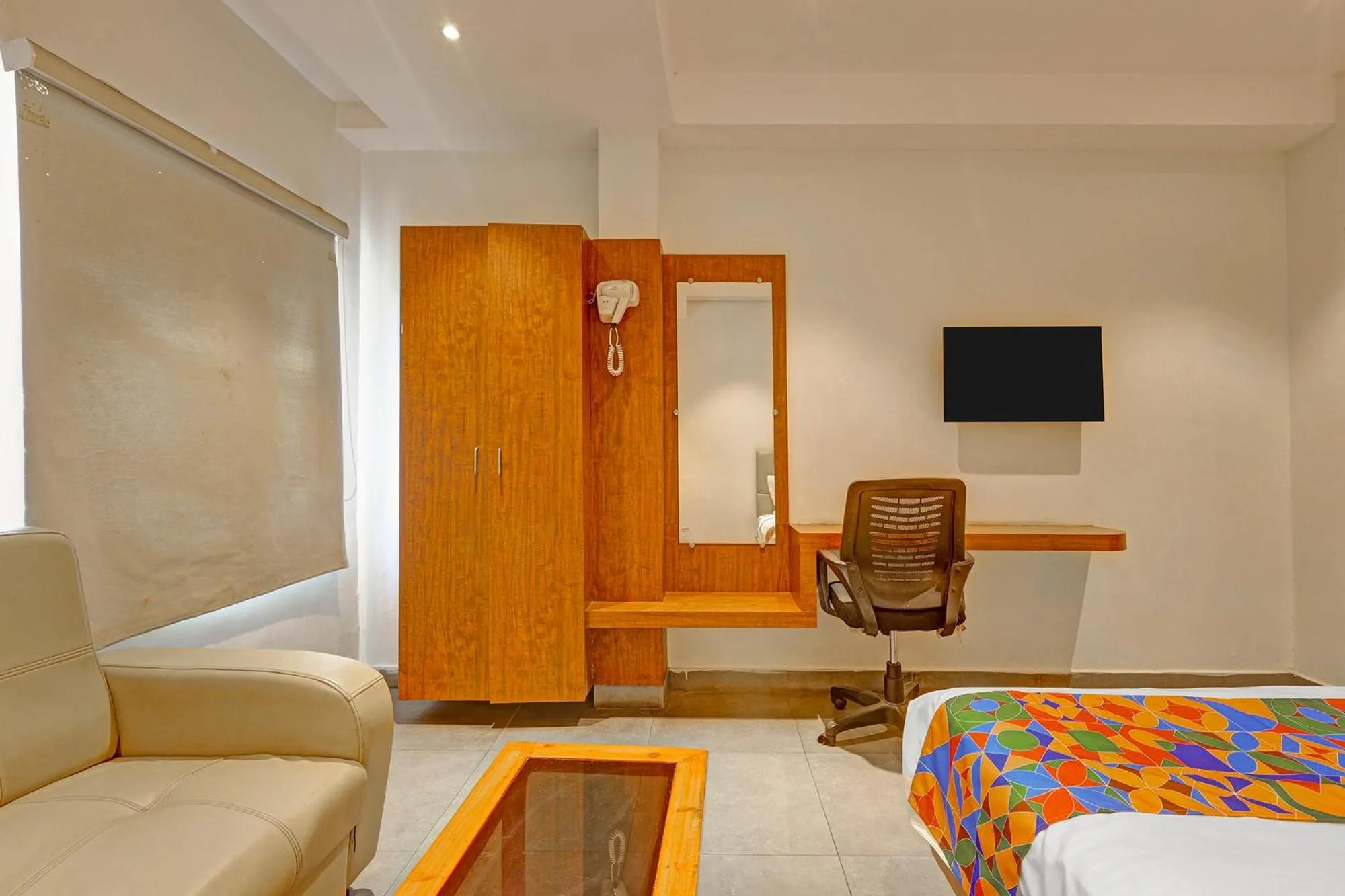 Bed in FabHotel Siddarth Grand