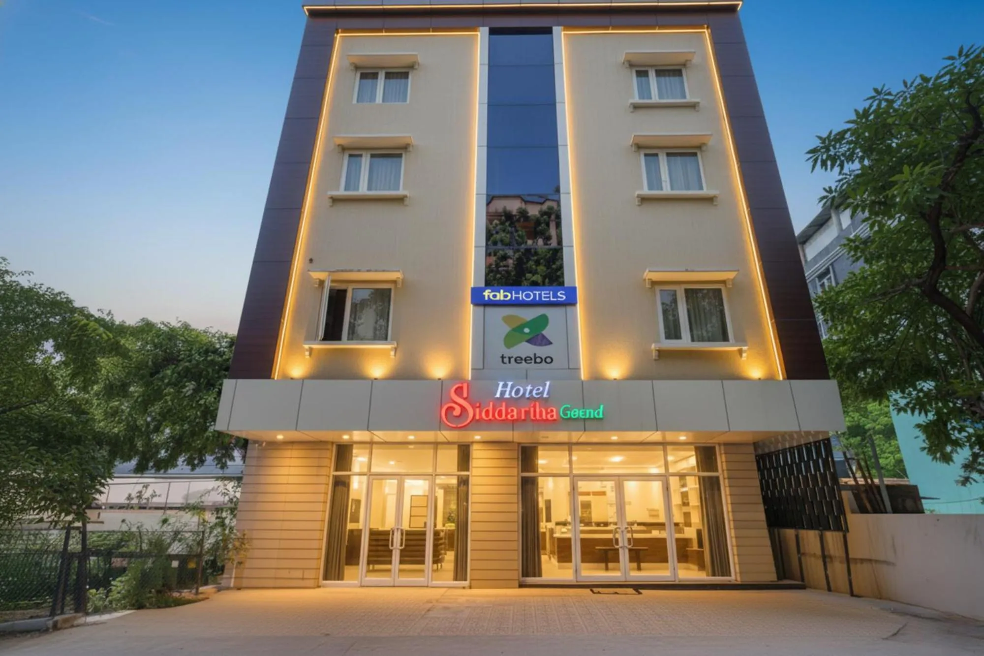 Property building in FabHotel Siddarth Grand