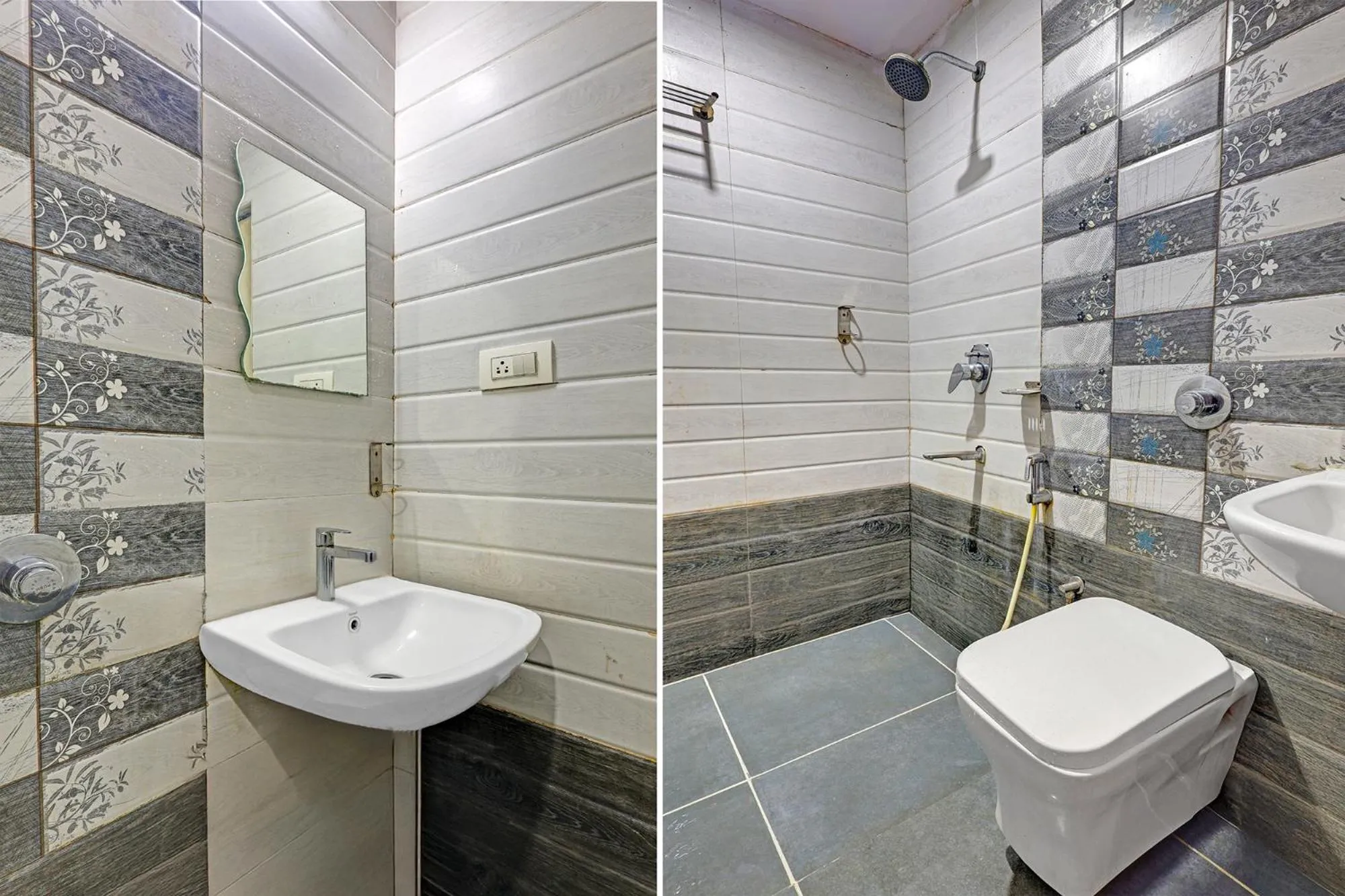 Bathroom in FabHotel Siddarth Grand