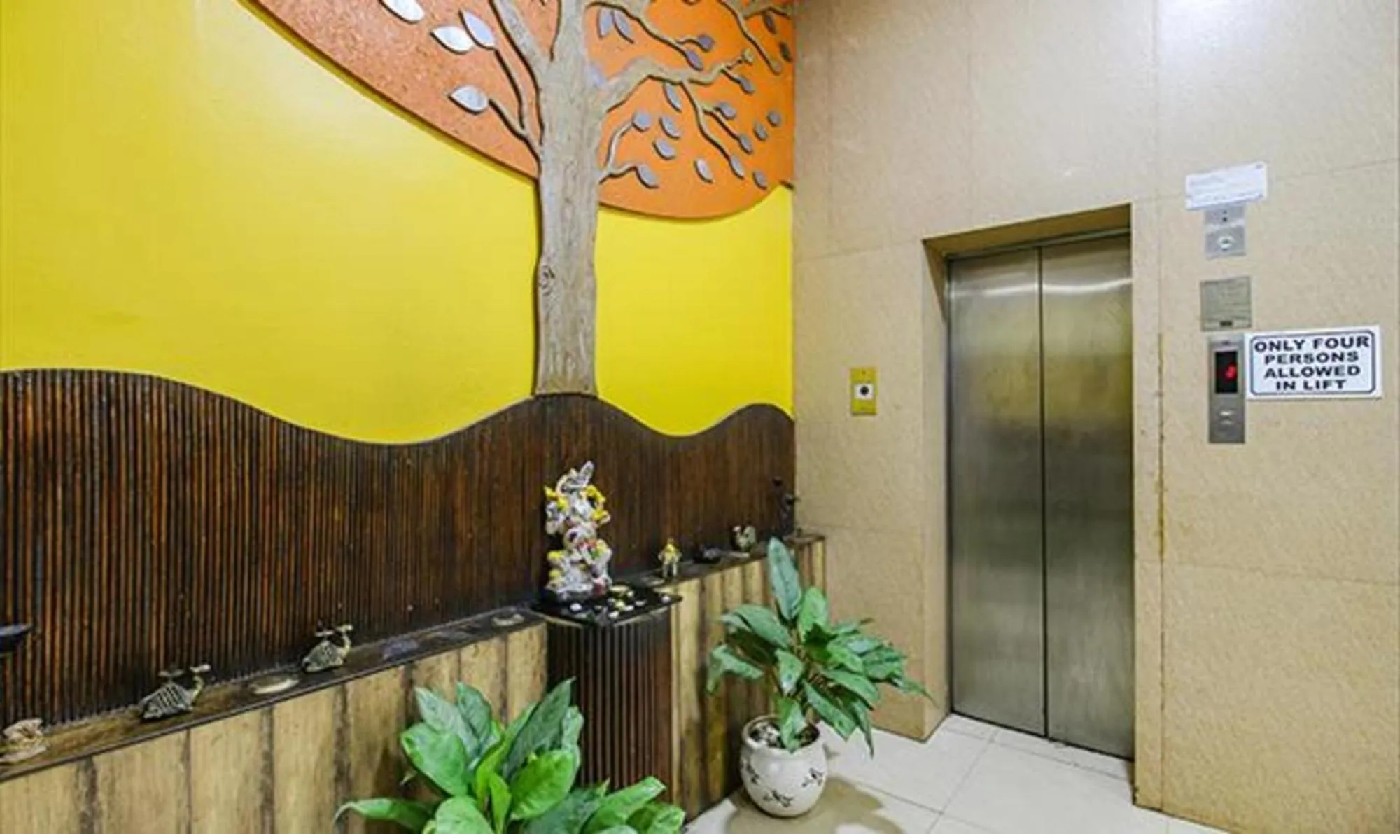 elevator in FabHotel Silver Inn I