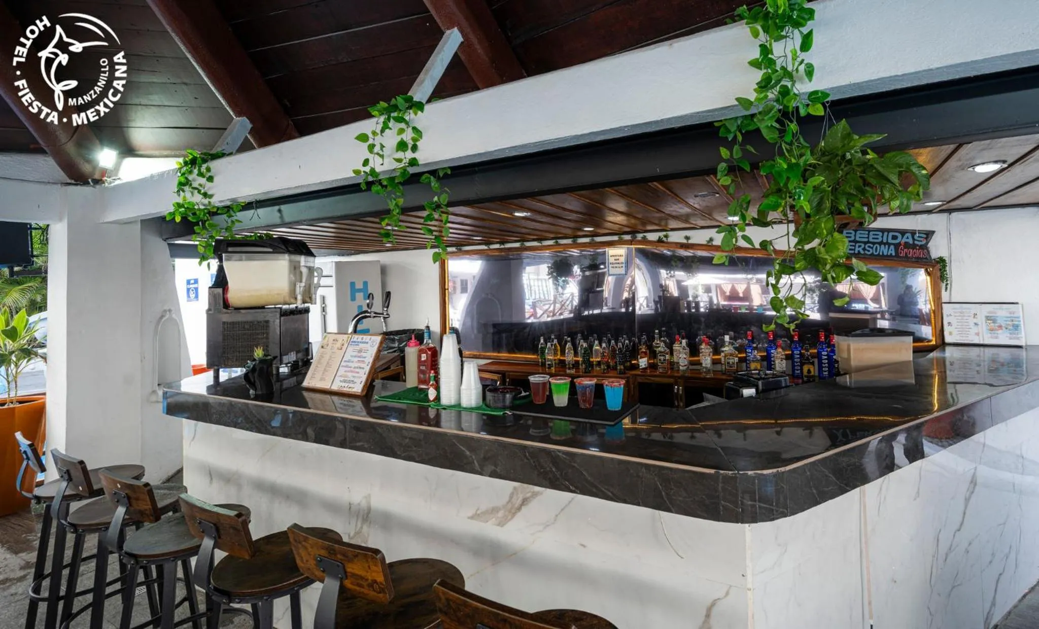 Property building in Hotel Fiesta Mexicana