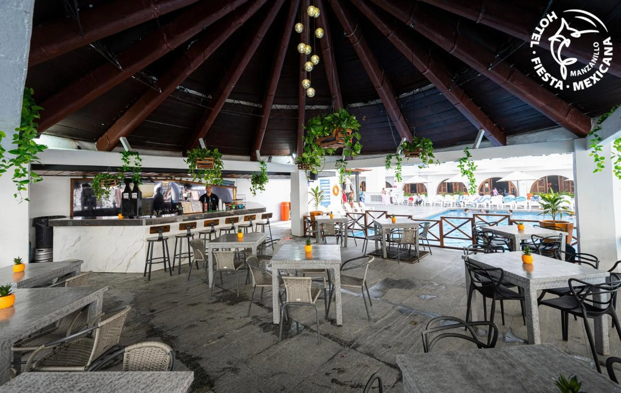 Property building in Hotel Fiesta Mexicana