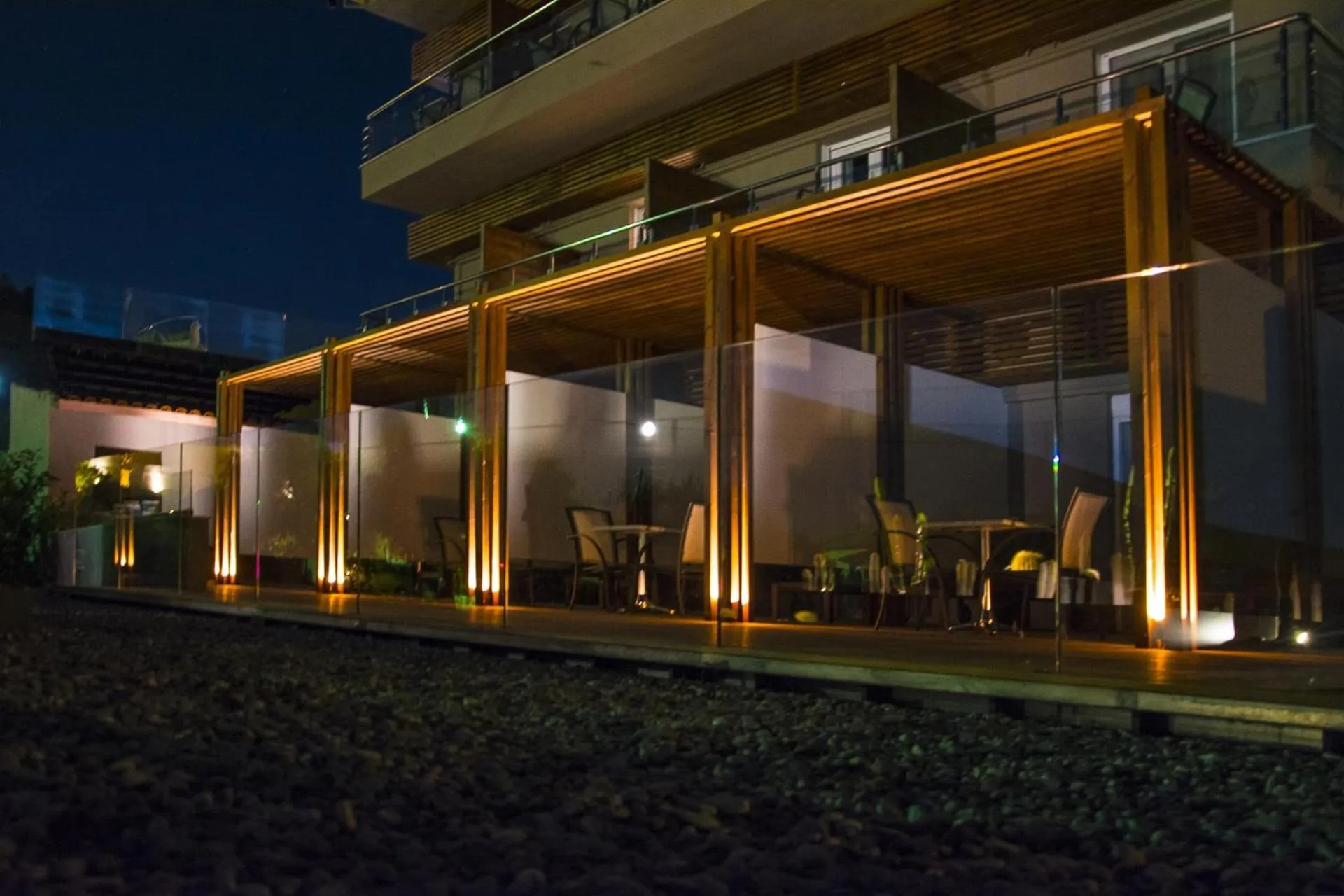 Night in Ionian Eye Design Studios & Spa