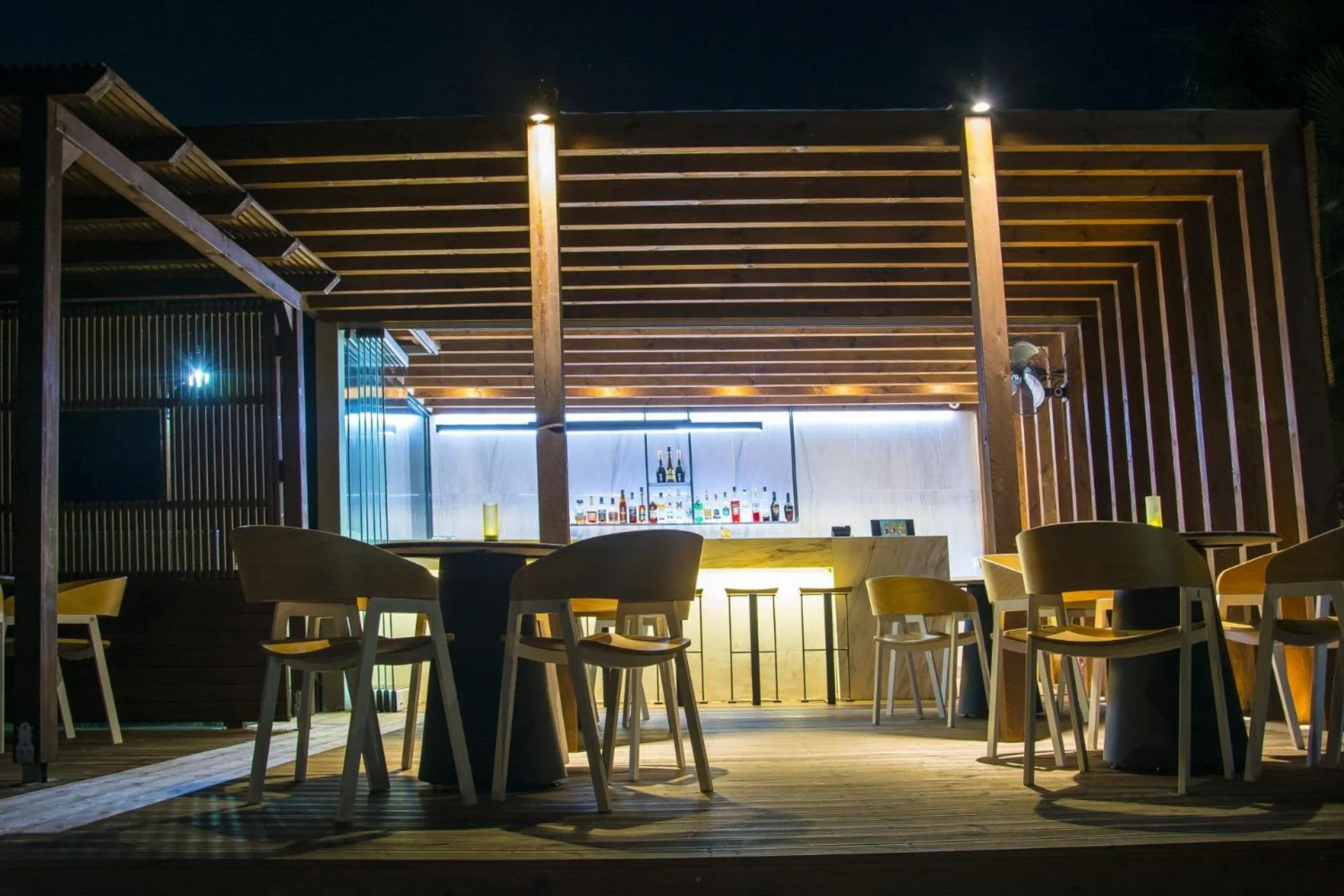 Night in Ionian Eye Design Studios & Spa