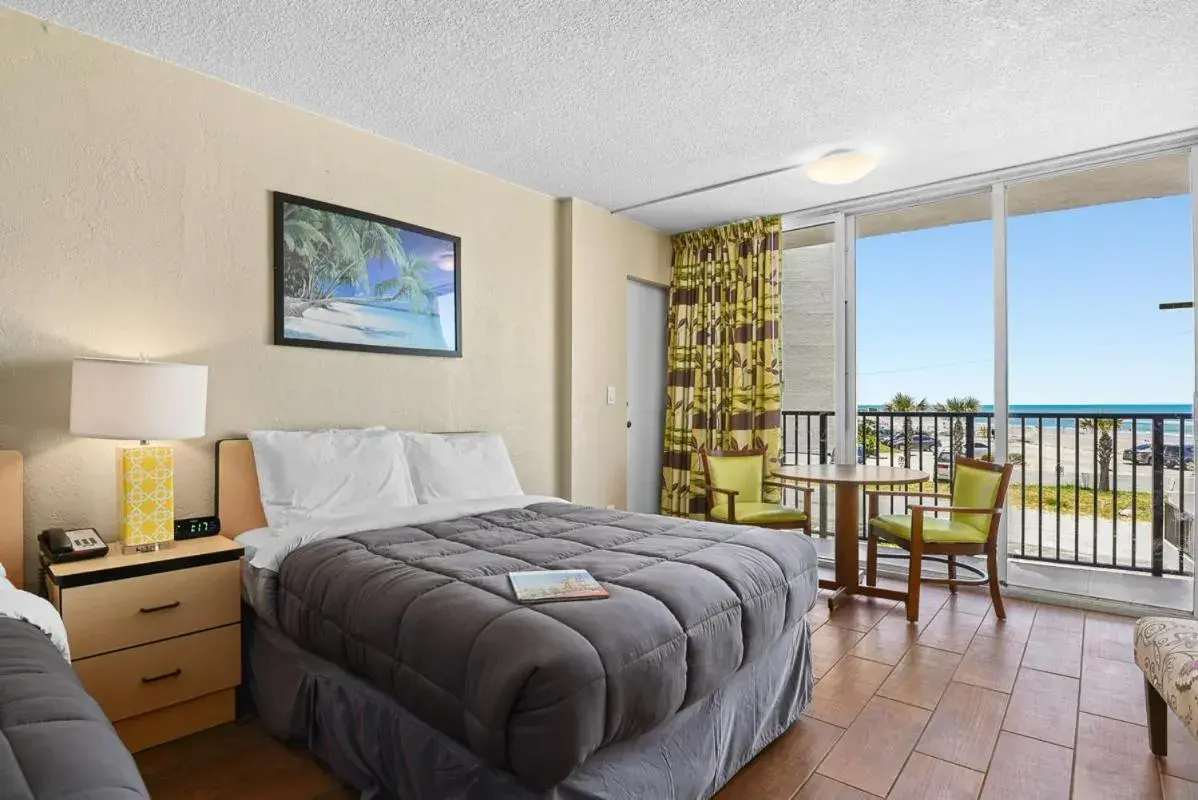 Ocean View Corner Balcony Two Double Beds in Cove Motel Oceanfront Ocean View Corner Balcony Two Double Beds in Cove Motel Oceanfront