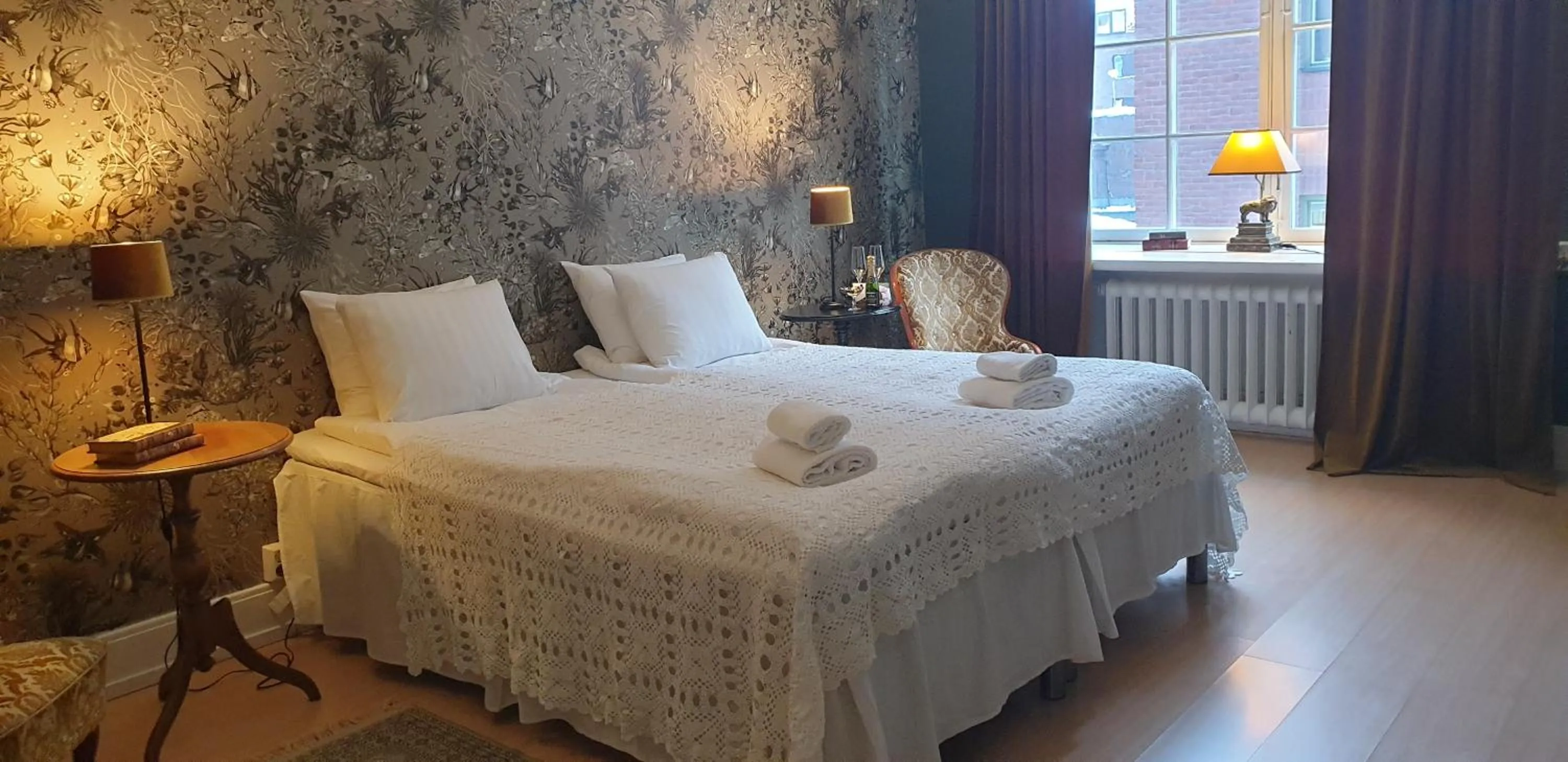 Bed in Leopold Boutique Hotel