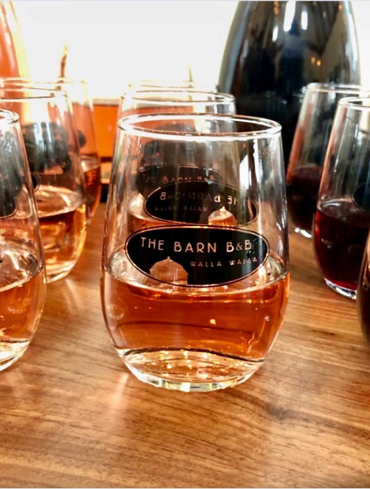 Drinks in The Barn B&B Walla Walla