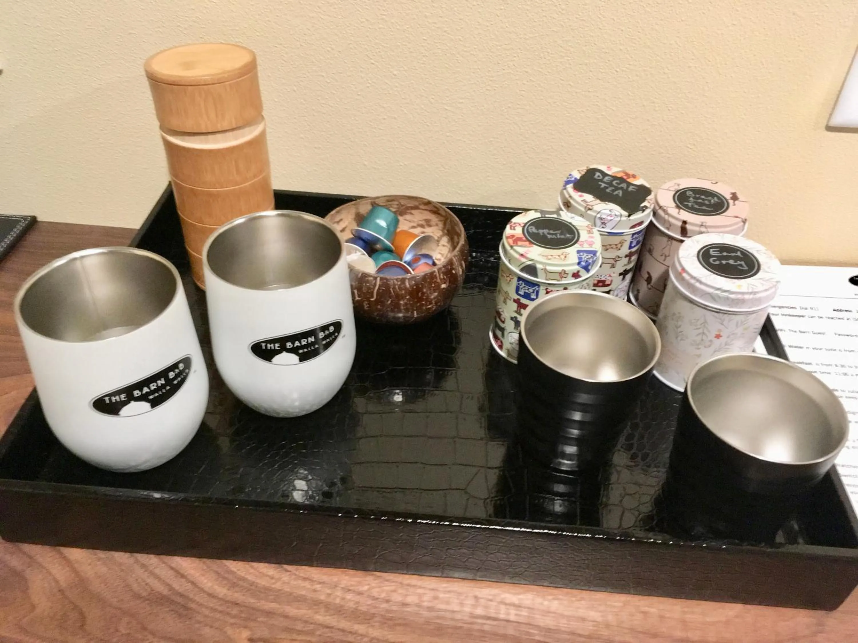 Coffee/tea facilities in The Barn B&B Walla Walla