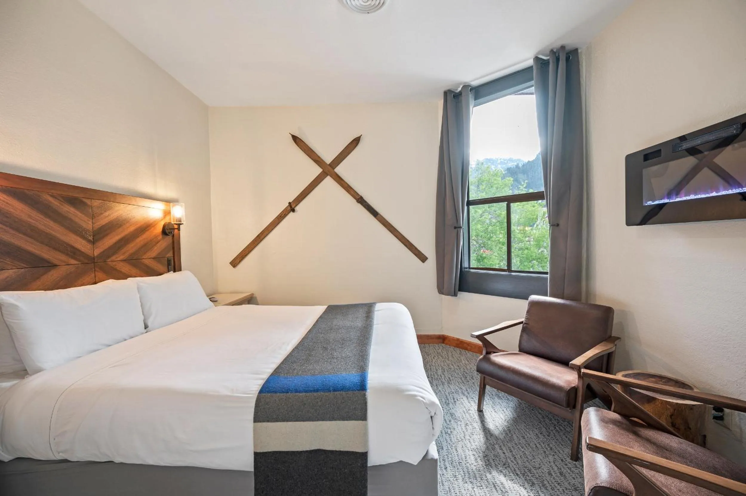 Bed in Hotel Leavenworth