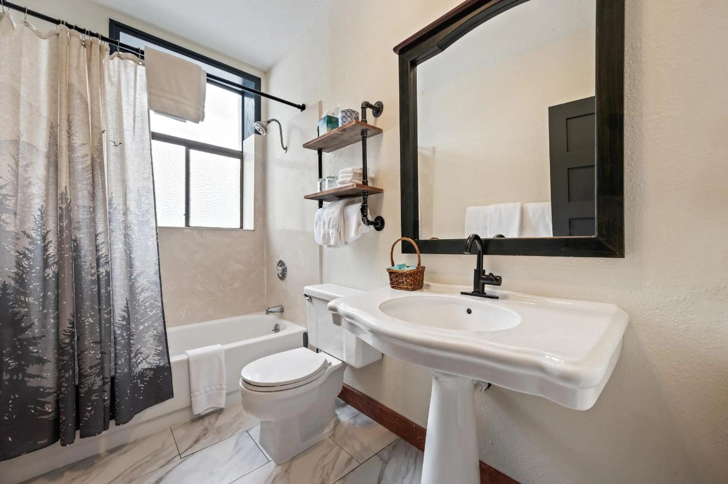 Bathroom in Hotel Leavenworth