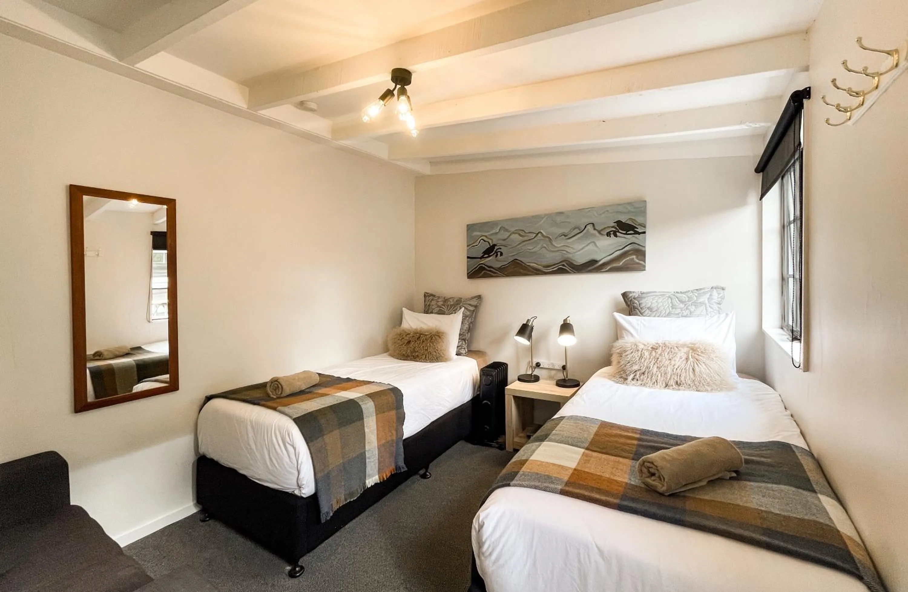 Bed in Kinloch Wilderness Retreat