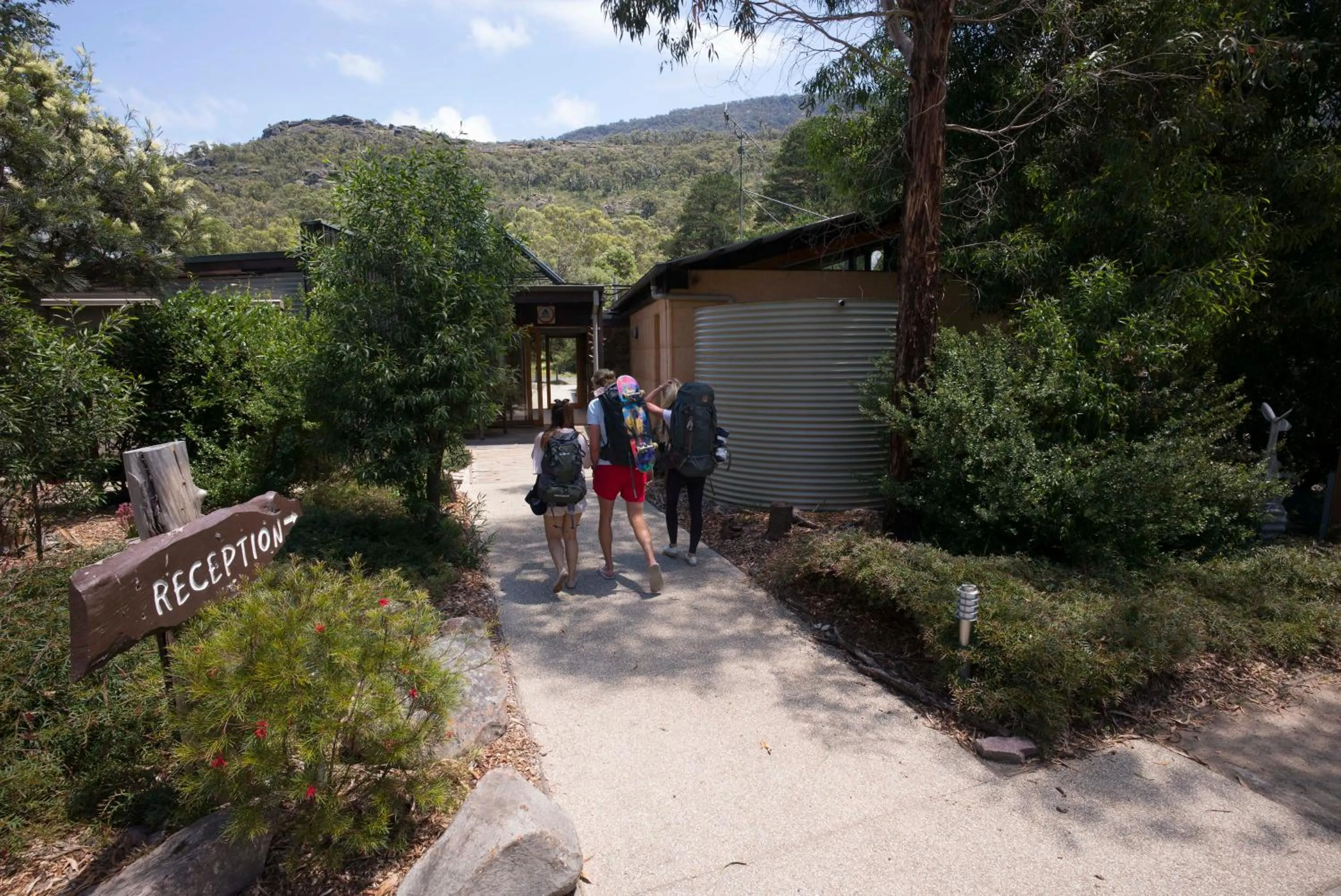 Facade/entrance in YHA Grampians Eco, Halls Gap