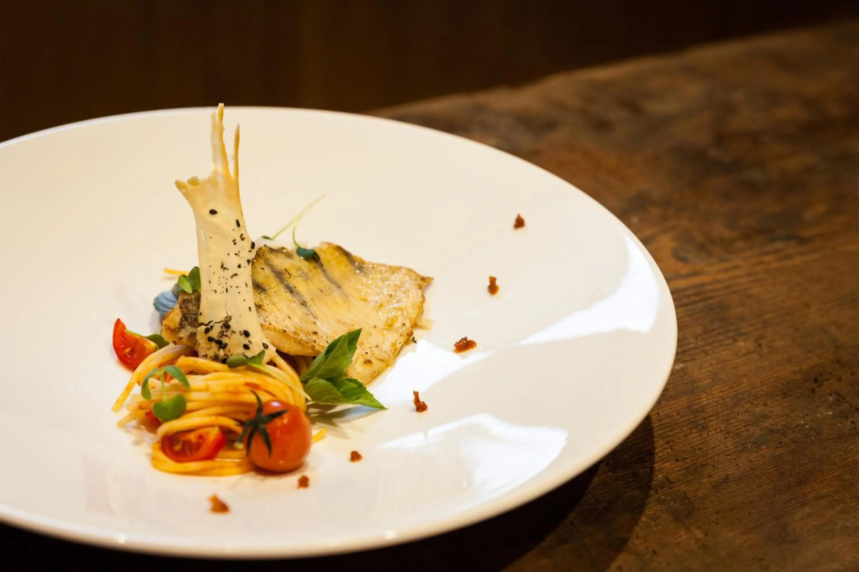 Food and drinks in Hotel Traube