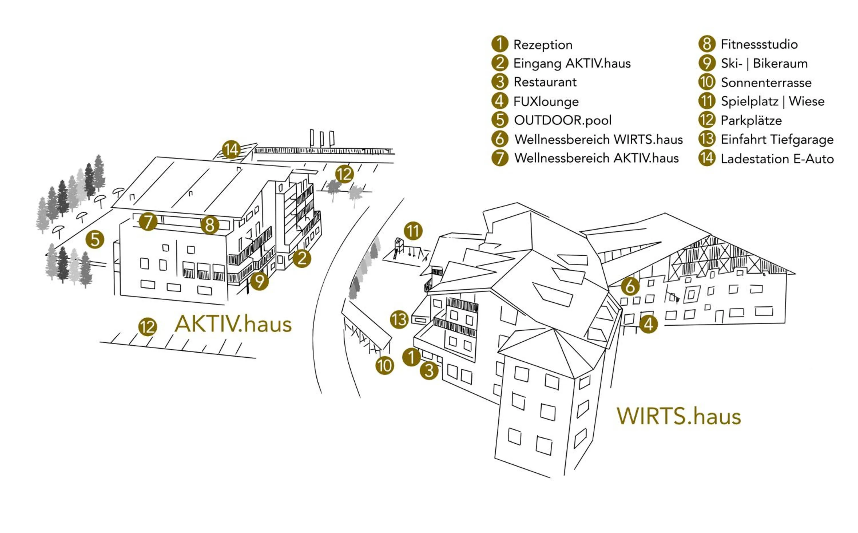 Property building in Hotel Traube