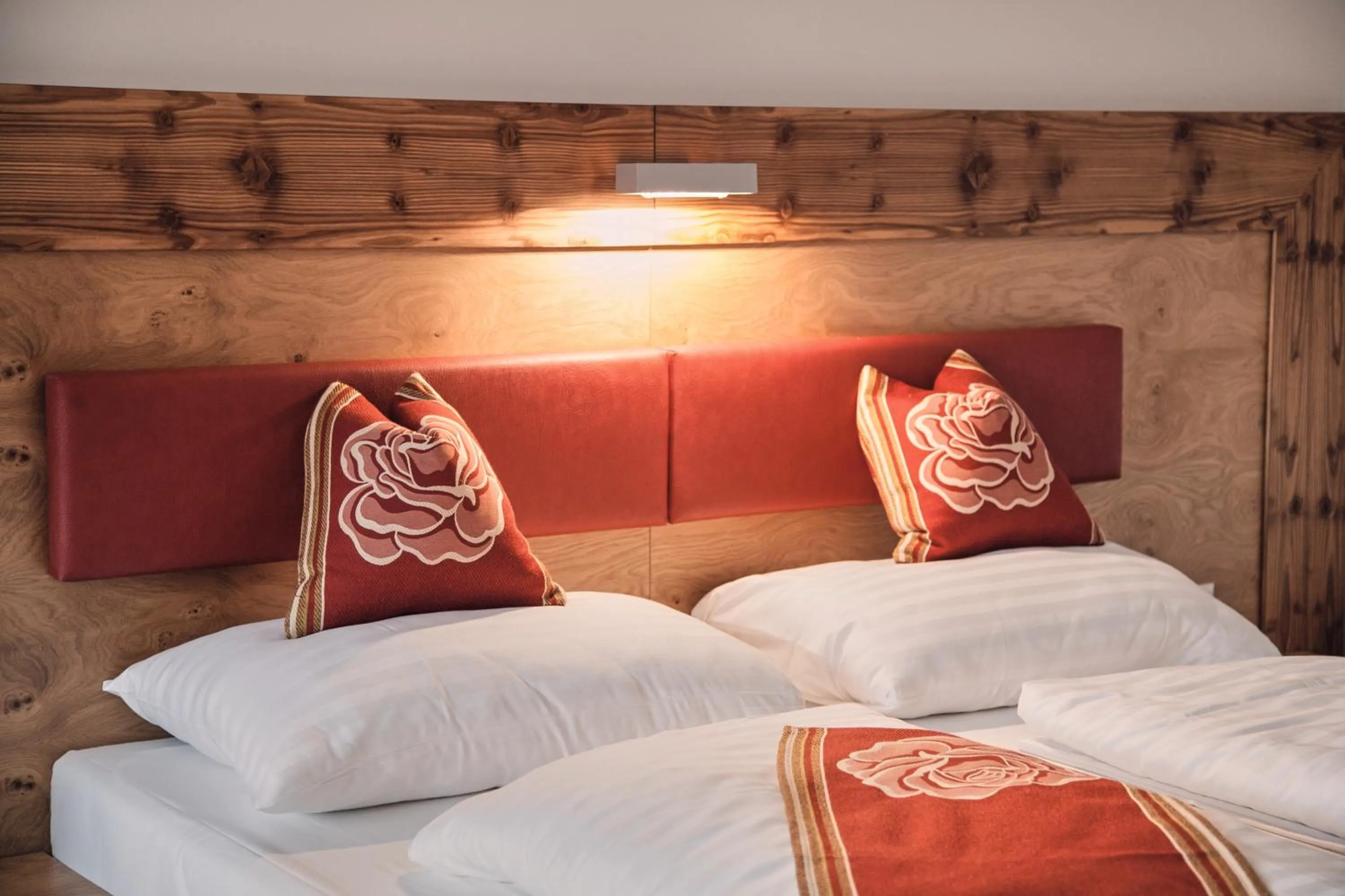 Decorative detail, Bed in Hotel Traube