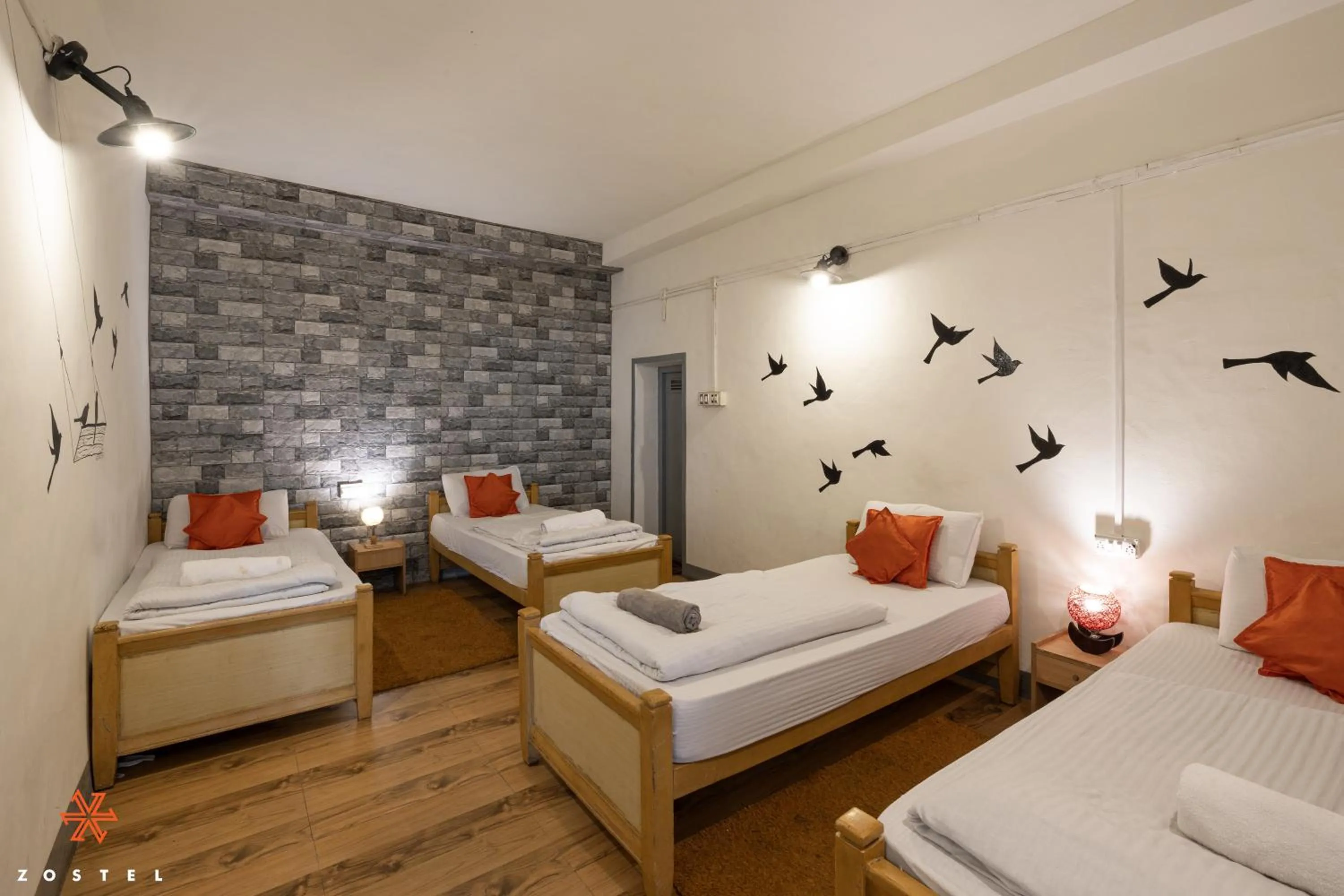 Bed in Zostel Kodaikanal