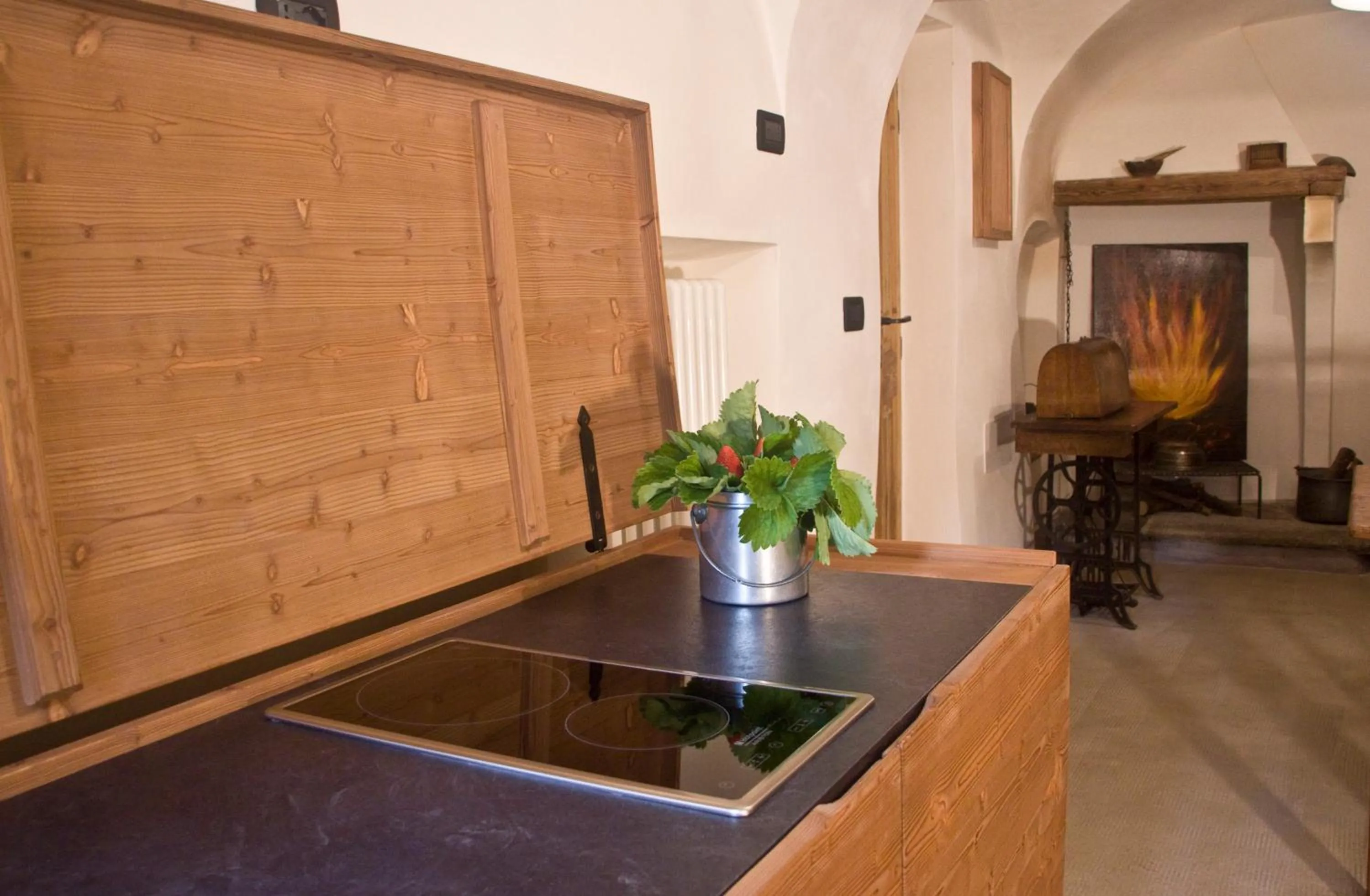 Kitchen or kitchenette in Contrada Beltramelli