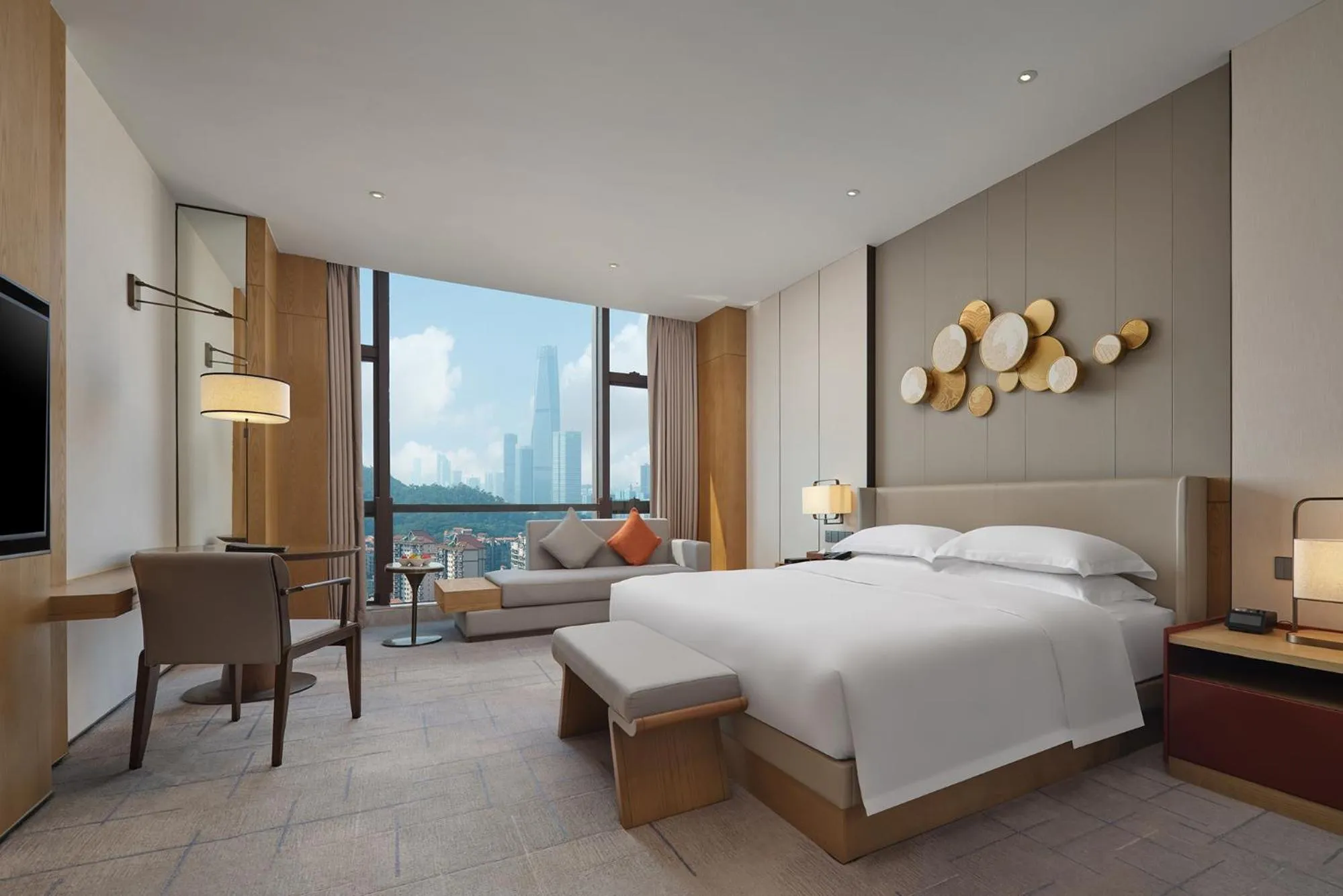 Bed in Dongguan DongCheng International Hotel