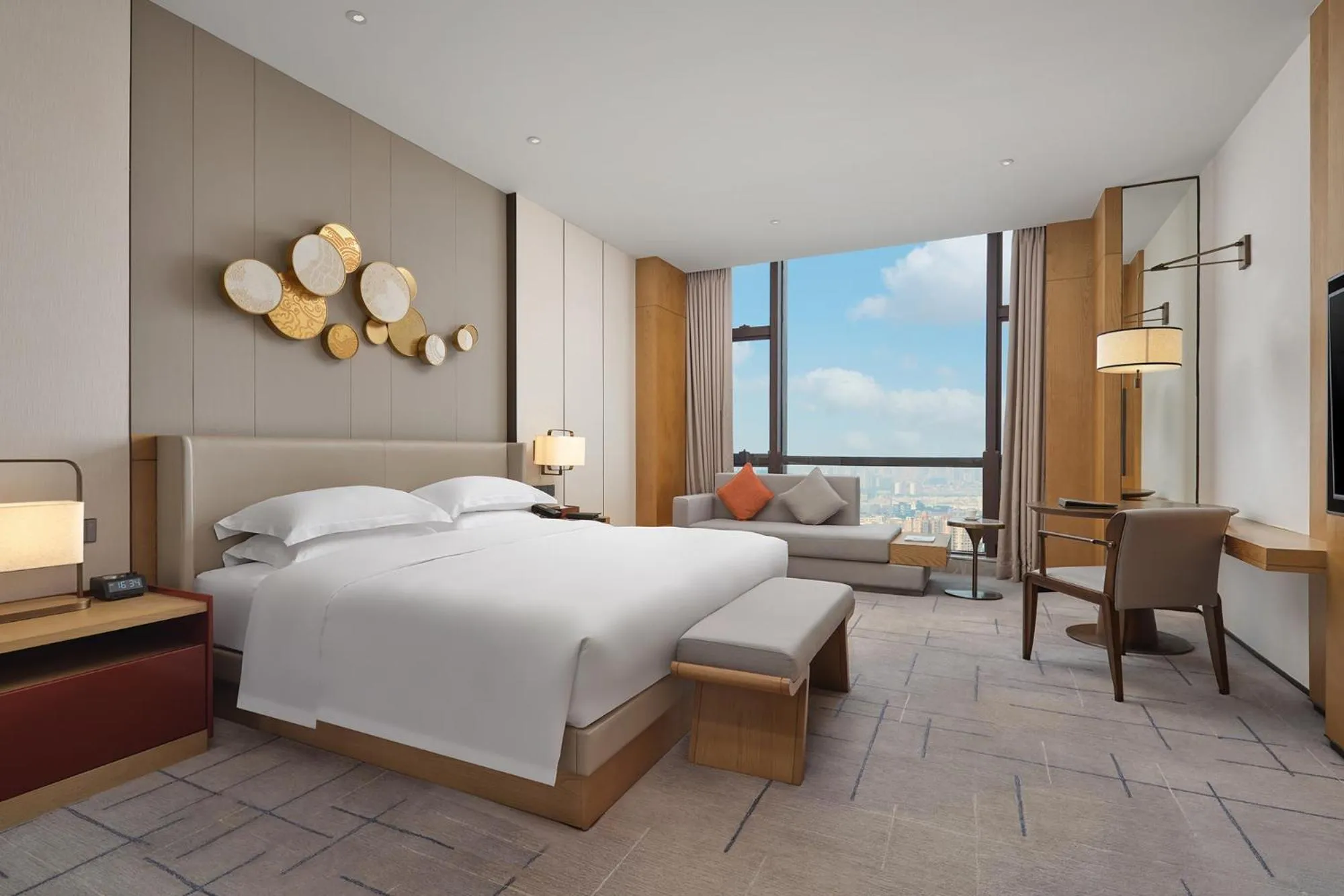 Bed in Dongguan DongCheng International Hotel