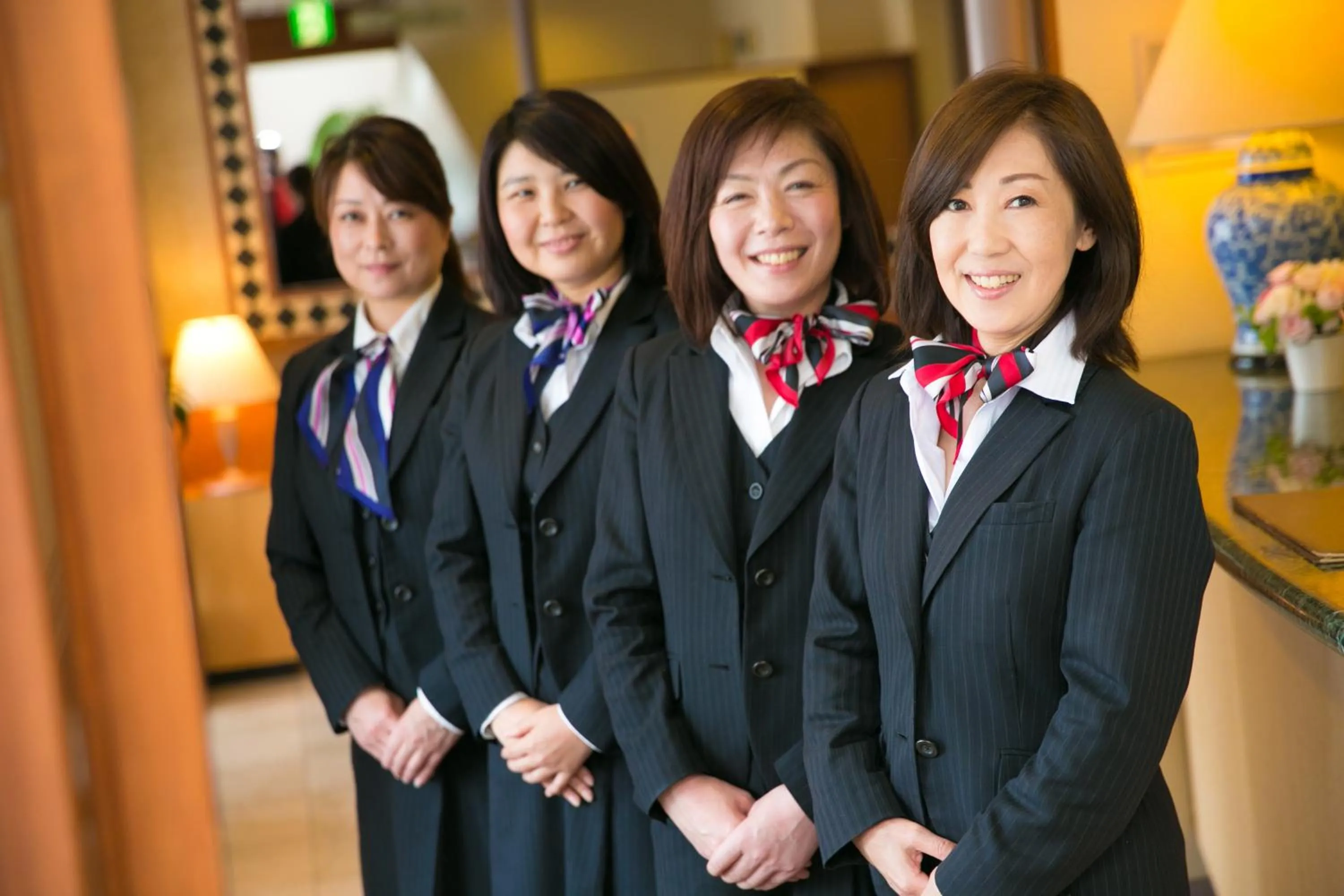 Staff in Hotel Meijiya