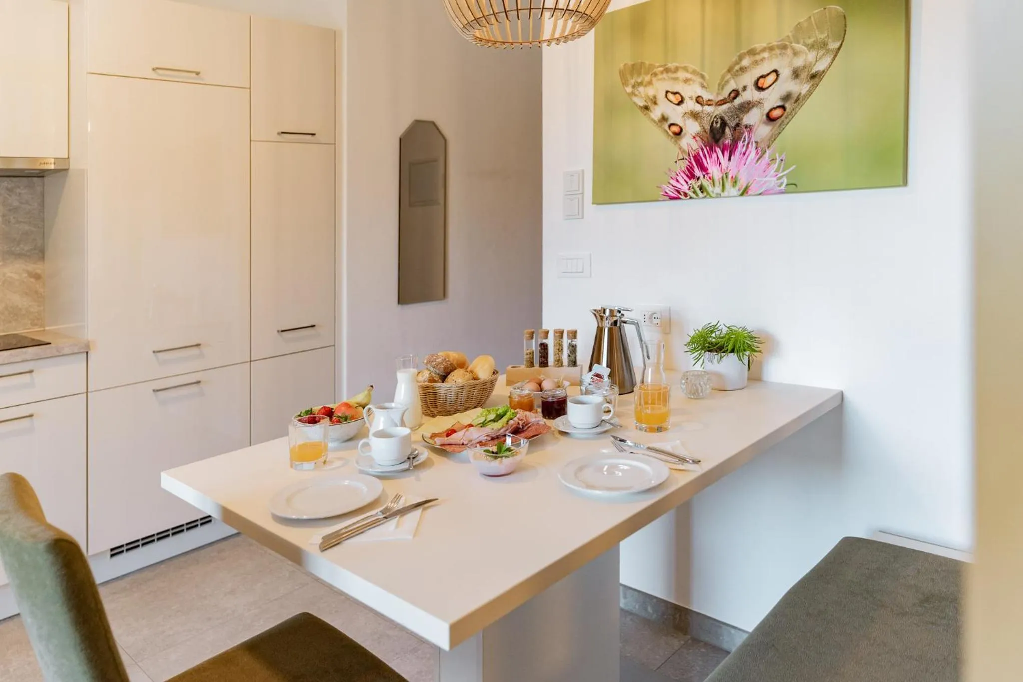 Buffet breakfast in Residence Karpoforus