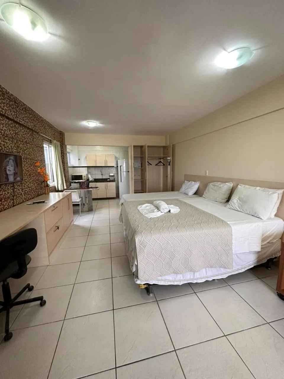 Bed in Terrazzo Ponta Negra Flat