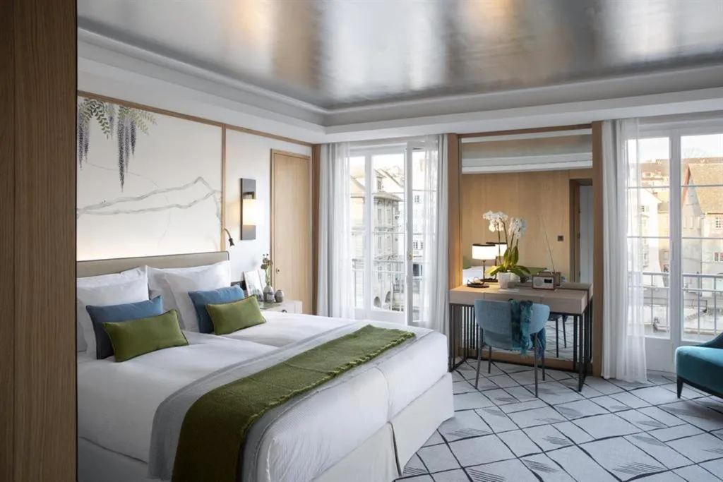 Bedroom, Bed in Storchen Zürich - Lifestyle Boutique Hotel