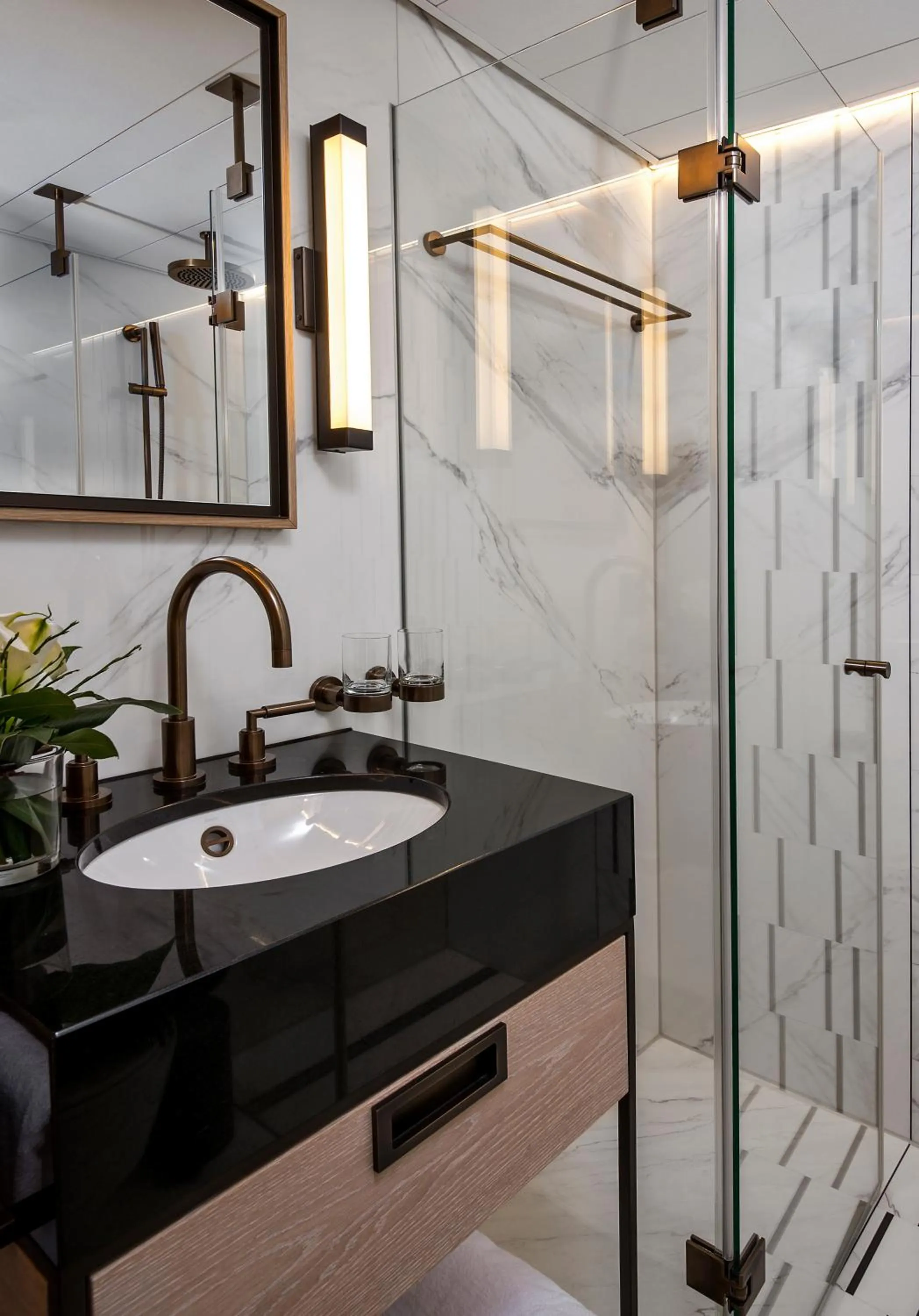 Bathroom in Storchen Zürich - Lifestyle Boutique Hotel