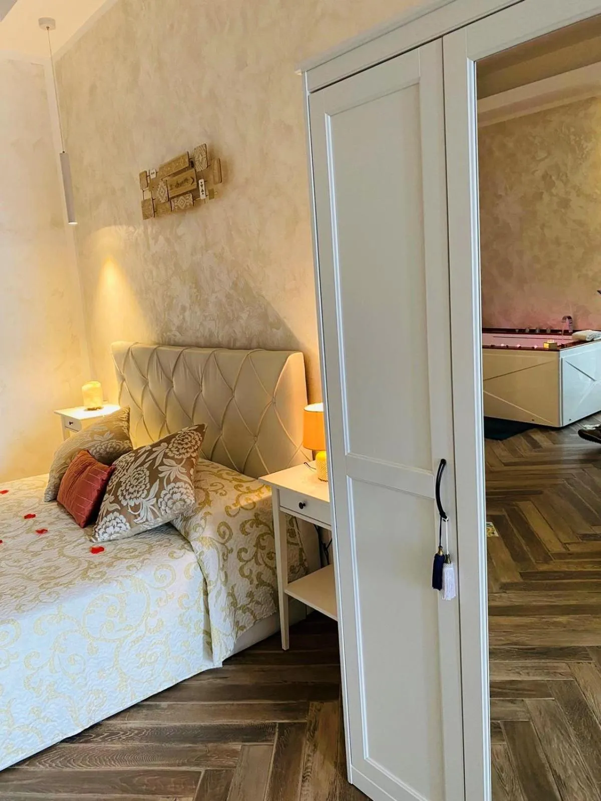 Bedroom, Bed in B&B Blu Infinito