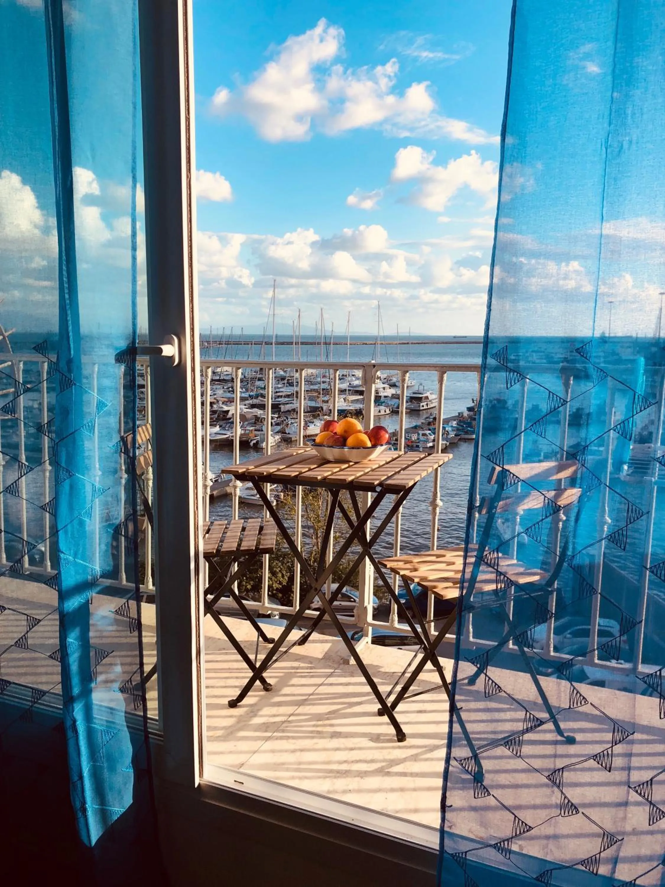 Sea view in B&B Blu Infinito