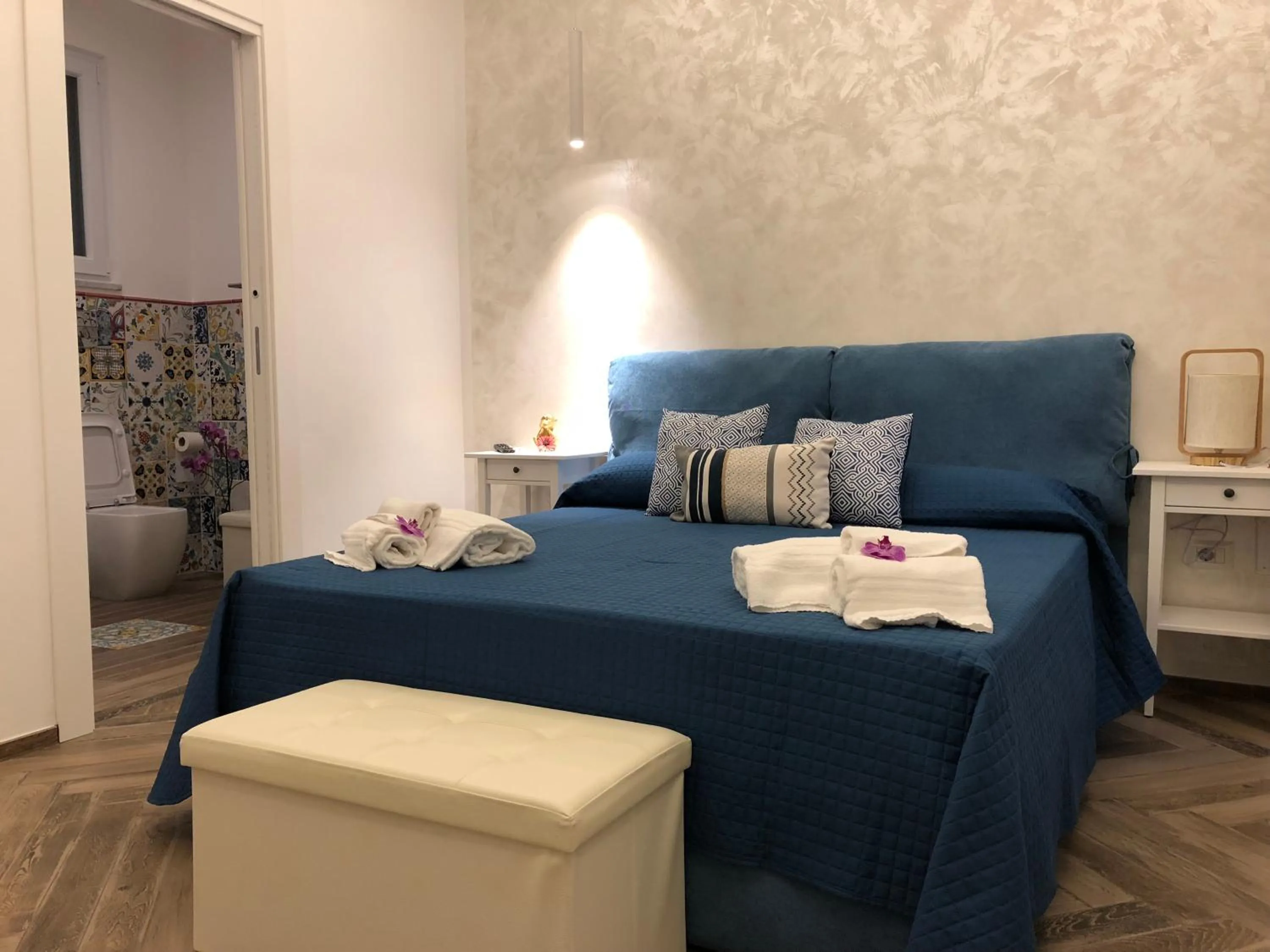 Bed in B&B Blu Infinito