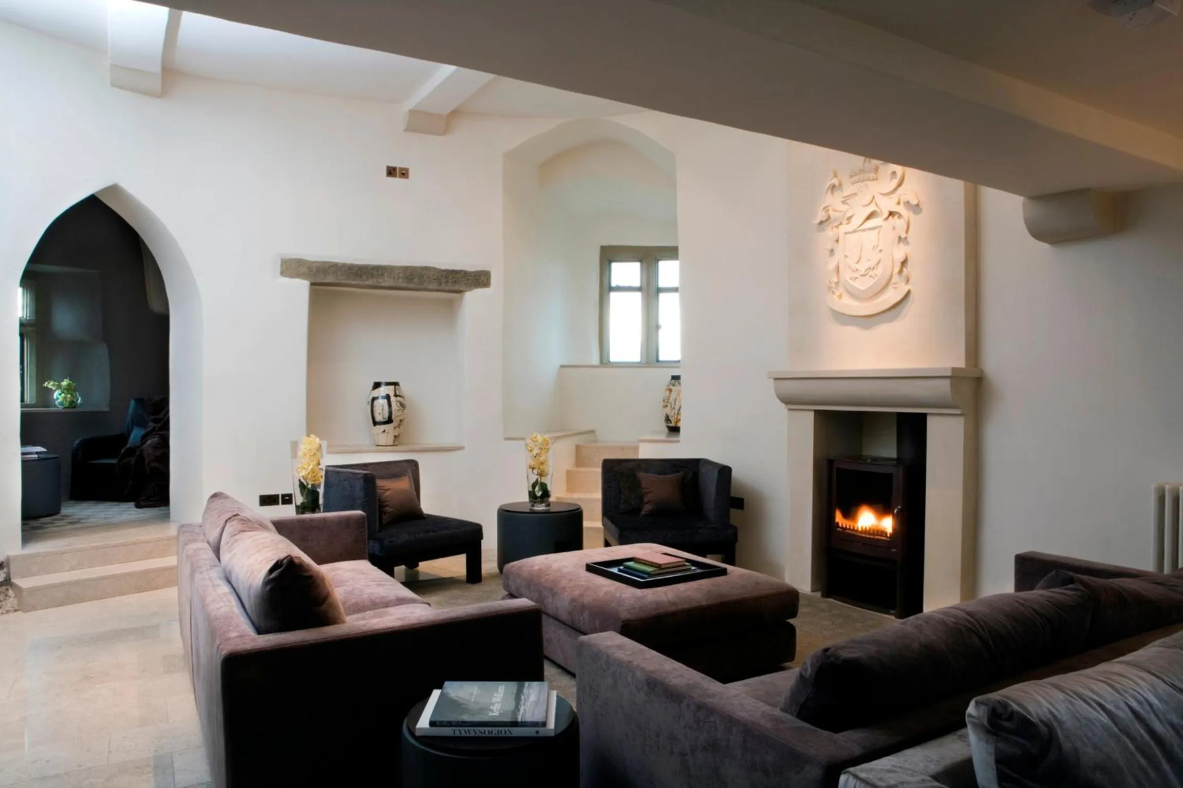 Communal lounge/ TV room in Roch Castle