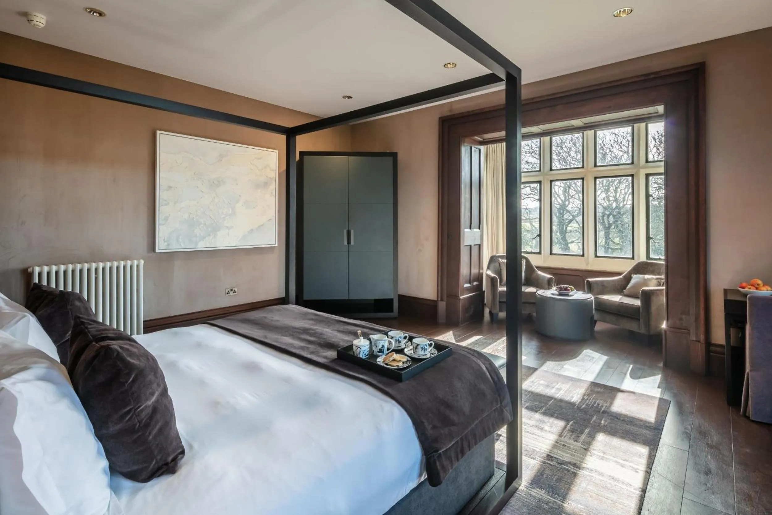 Bed in Penrhiw Priory